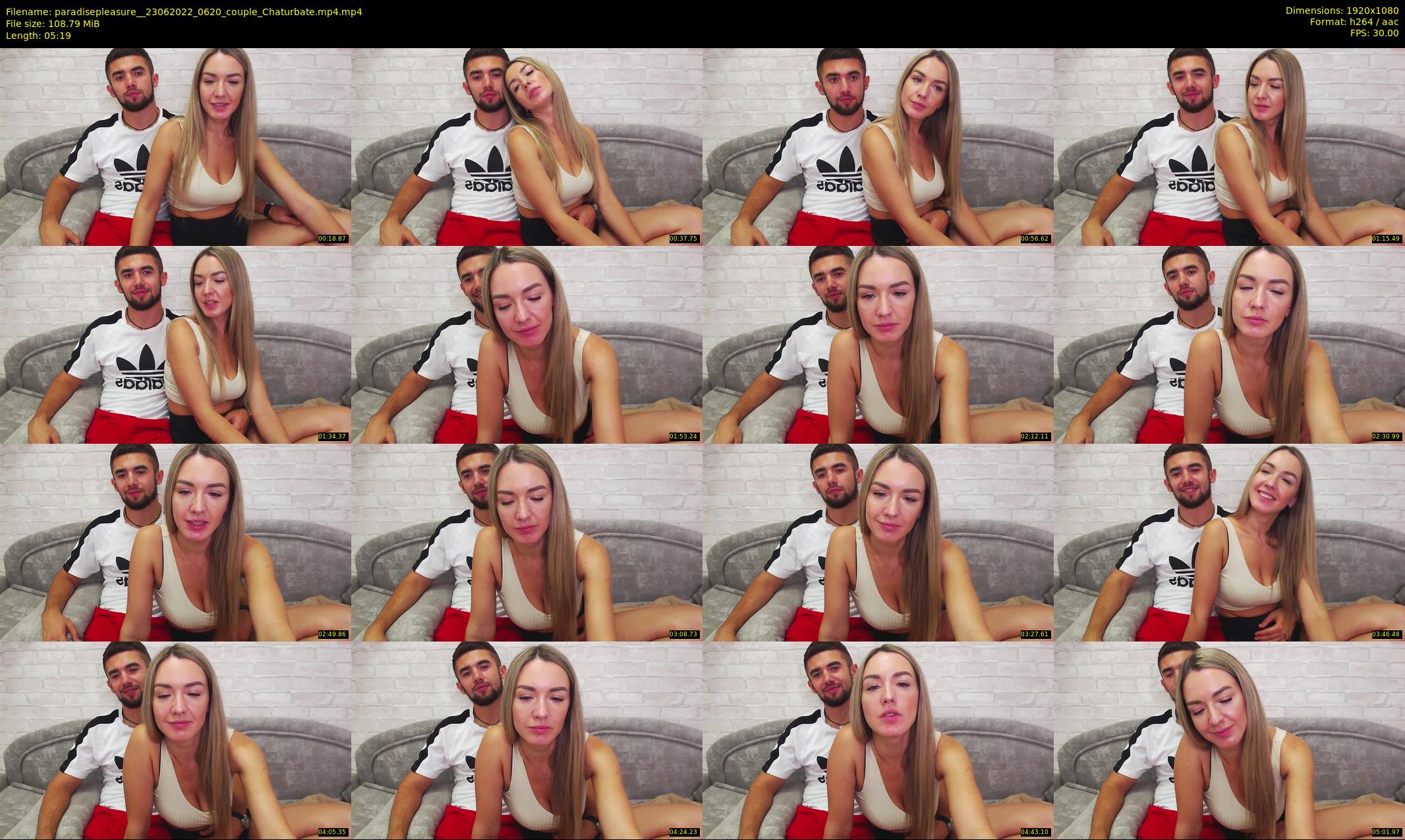 paradisepleasure_ — 6 minute Chaturbate couple cam show recording, 1080p, Jun 23, 2022