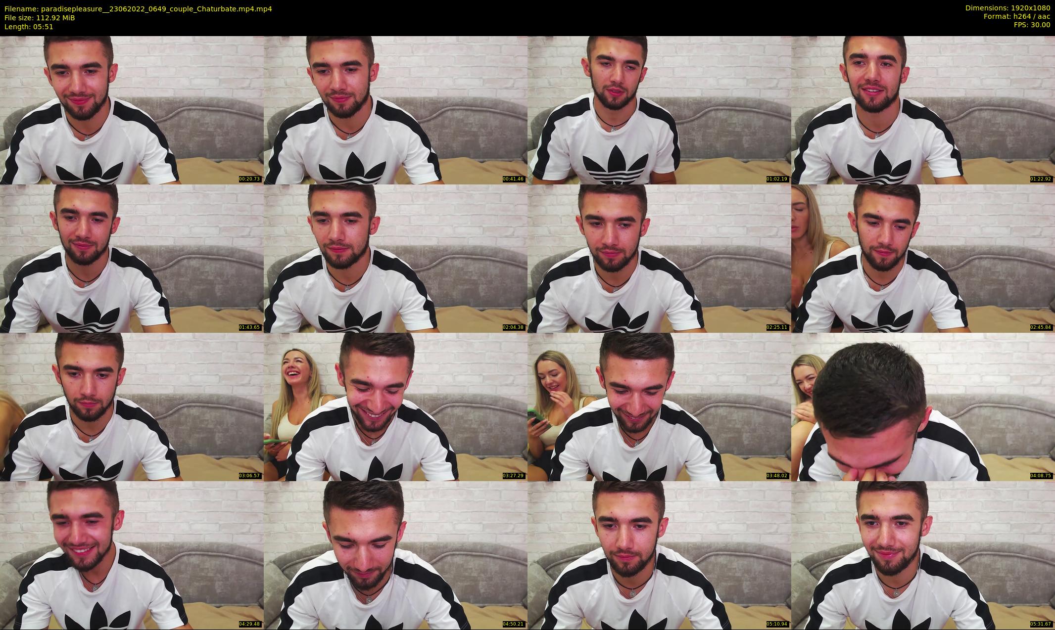 paradisepleasure_ — 6 minute Chaturbate couple cam show recording, 1080p, Jun 23, 2022