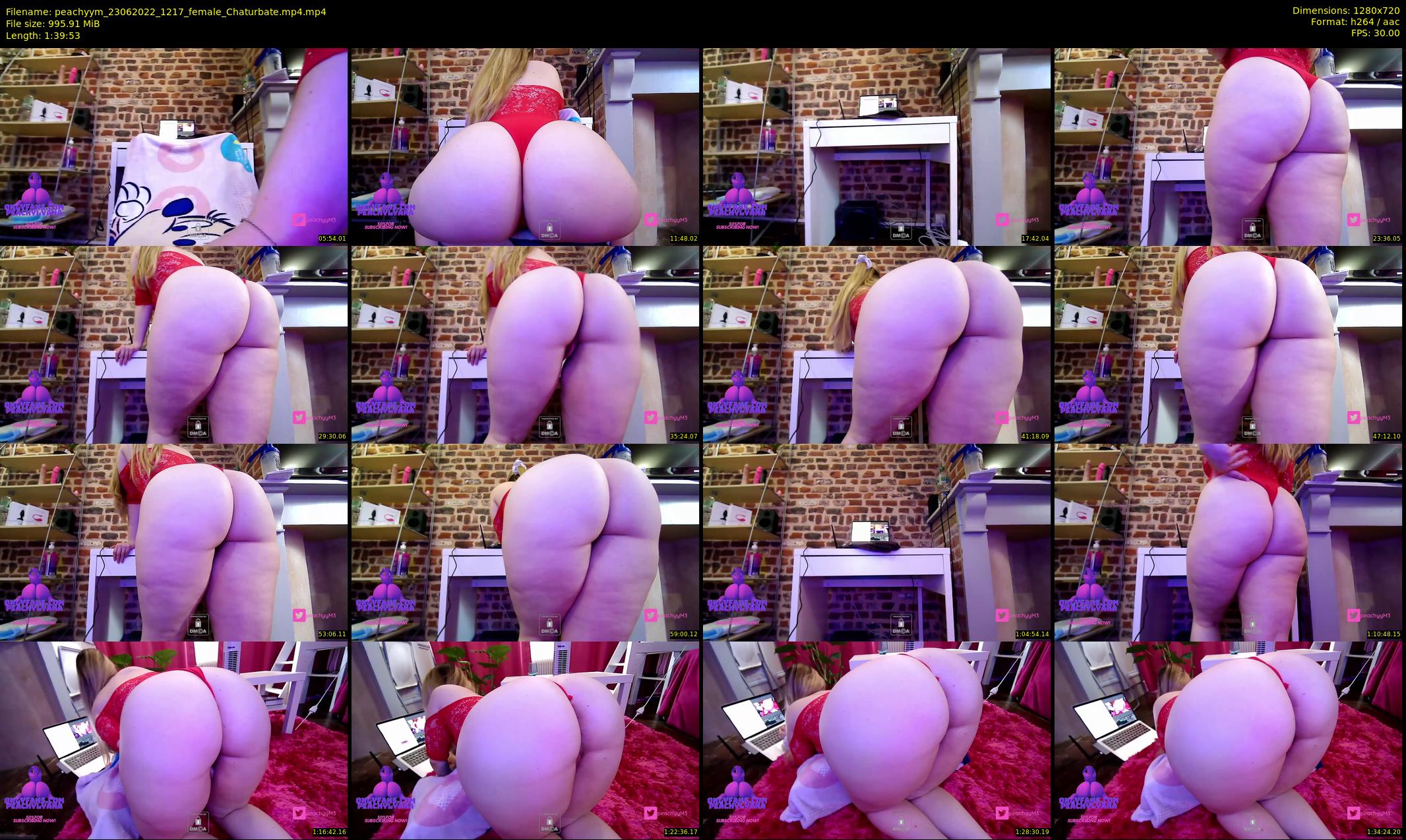 peachyym — 100 minute Chaturbate female cam show recording, 720p, Jun 23, 2022