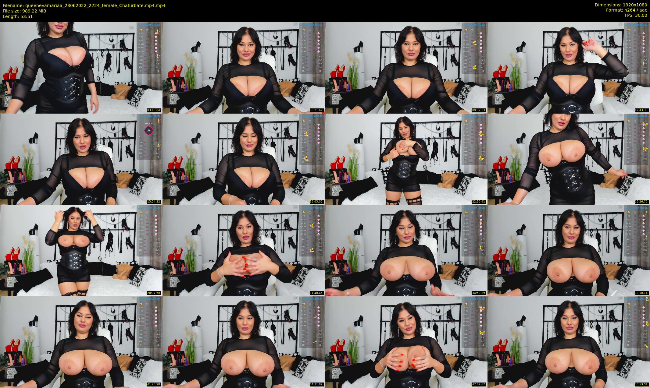 queenevamariaa — 54 minute Chaturbate female cam show recording, 1080p, Jun 23, 2022
