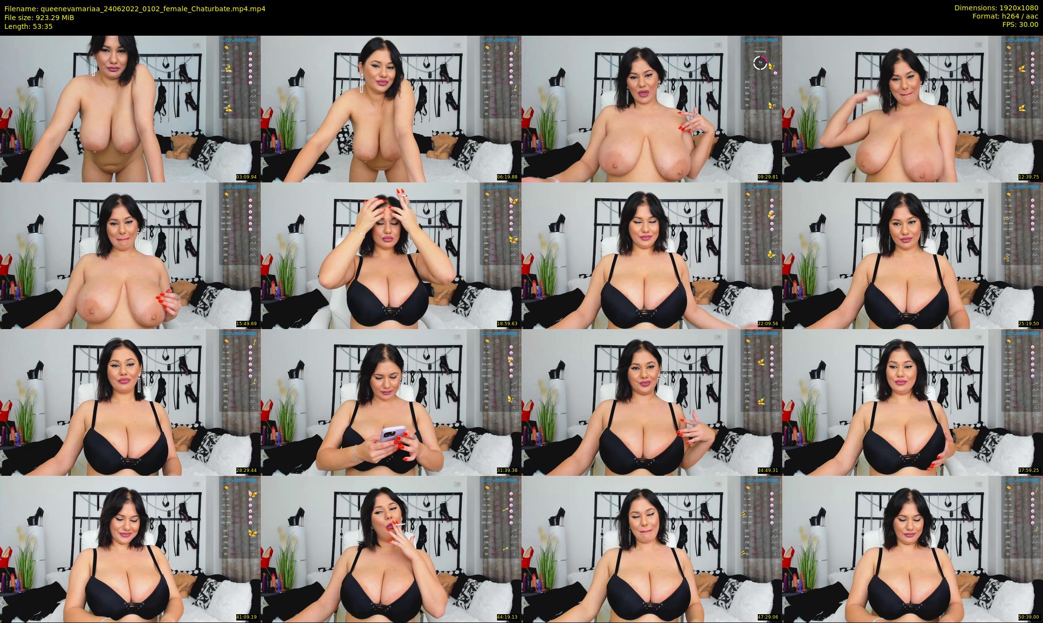 queenevamariaa — 54 minute Chaturbate female cam show recording, 1080p, Jun 24, 2022