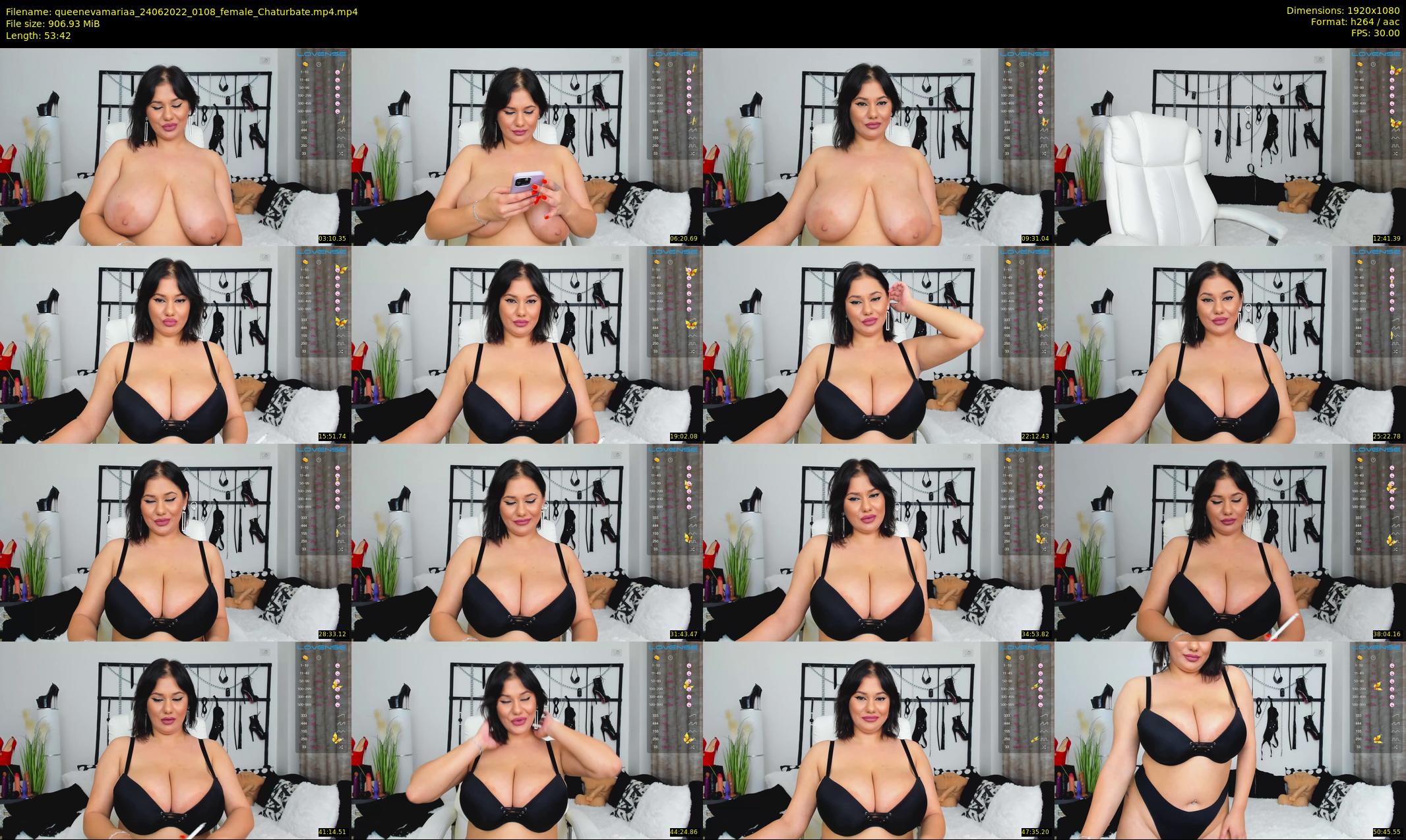 queenevamariaa — 54 minute Chaturbate female cam show recording, 1080p, Jun 24, 2022
