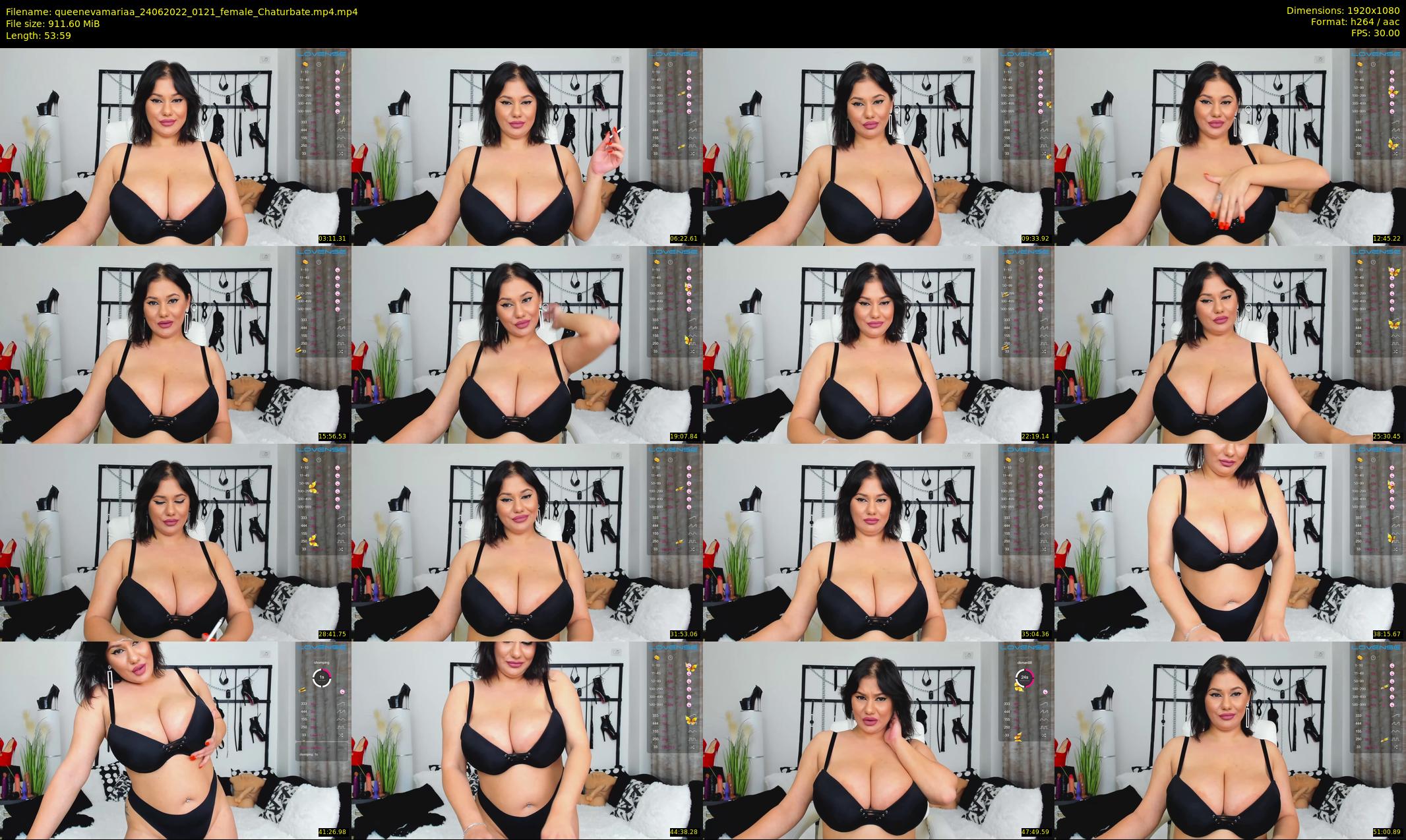 queenevamariaa — 54 minute Chaturbate female cam show recording, 1080p, Jun 24, 2022