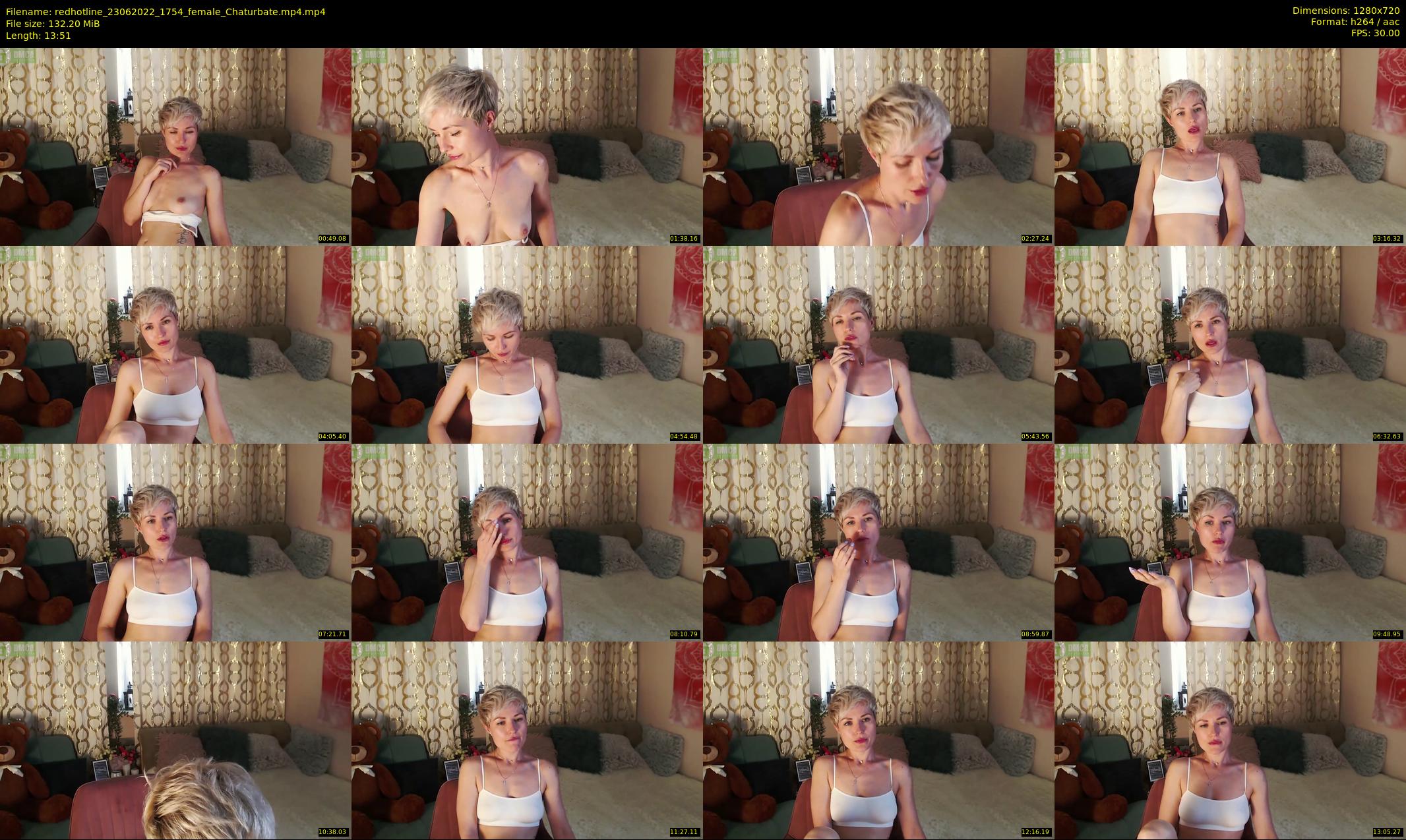 redhotline — 14 minute Chaturbate female cam show recording, 720p, Jun 23, 2022