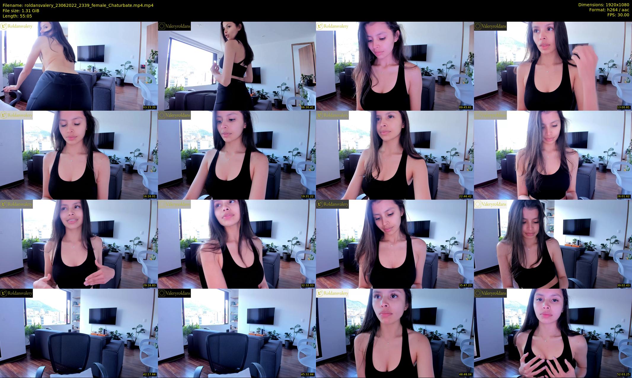 roldansvalery — 56 minute Chaturbate female cam show recording, 1080p, Jun 23, 2022