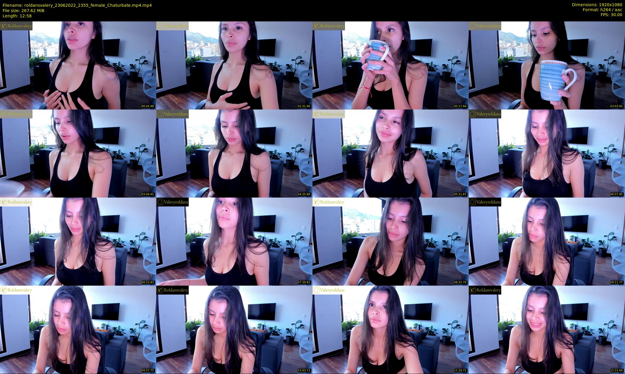 roldansvalery — 13 minute Chaturbate female cam show recording, 1080p, Jun 23, 2022