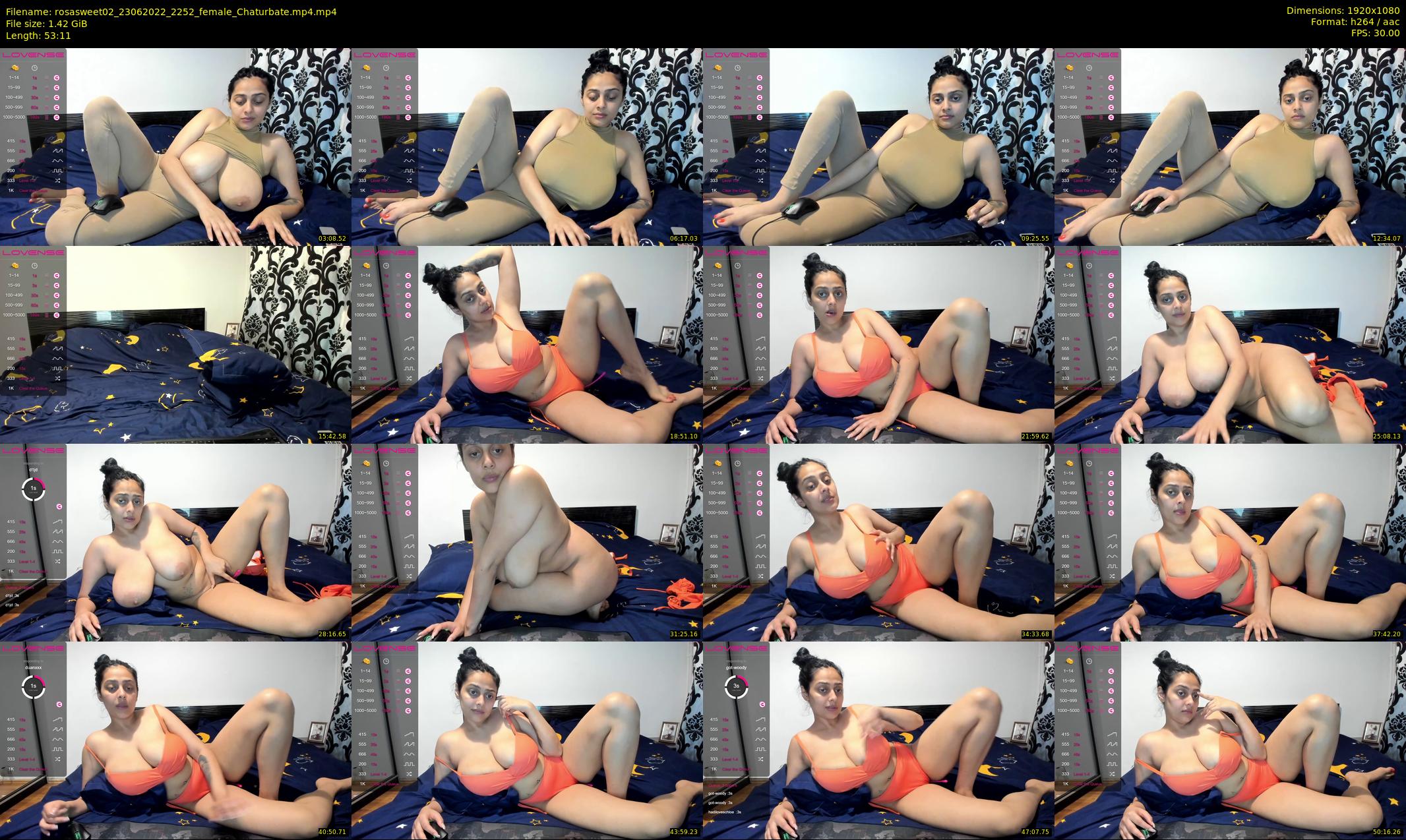 rosasweet02 — 54 minute Chaturbate female cam show recording, 1080p, Jun 23, 2022