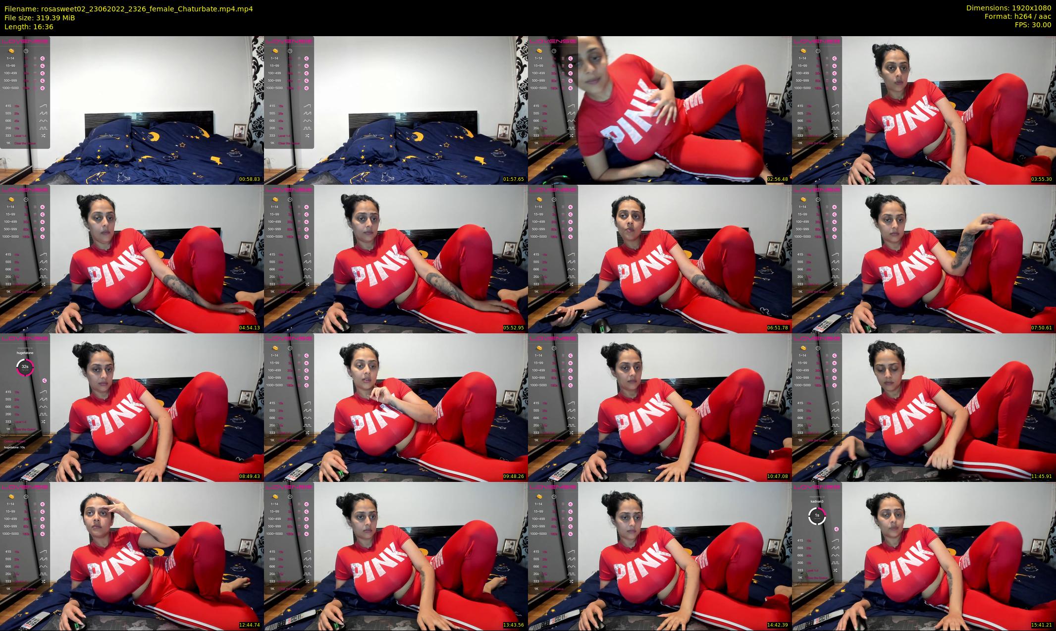 rosasweet02 — 17 minute Chaturbate female cam show recording, 1080p, Jun 23, 2022