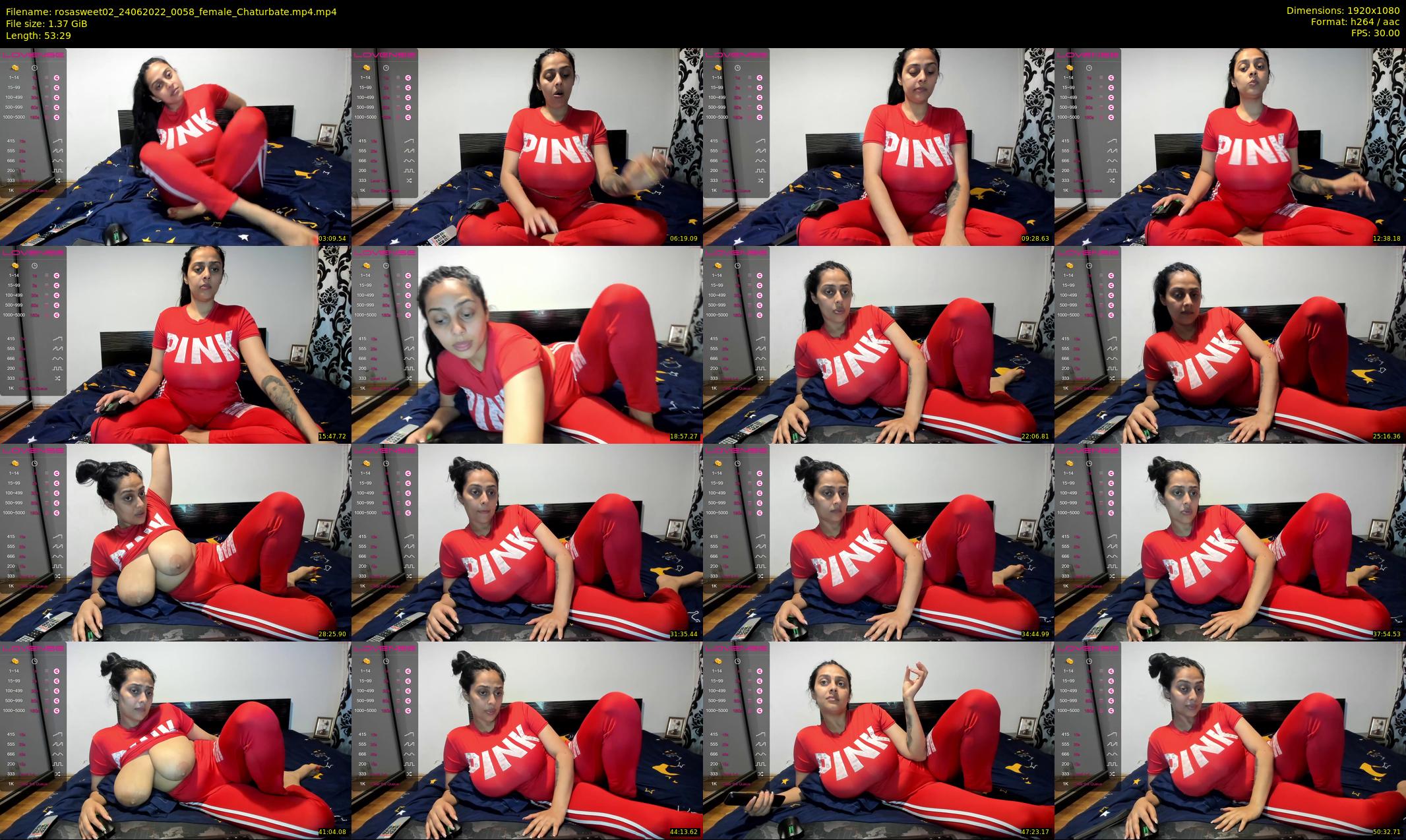 rosasweet02 — 54 minute Chaturbate female cam show recording, 1080p, Jun 24, 2022