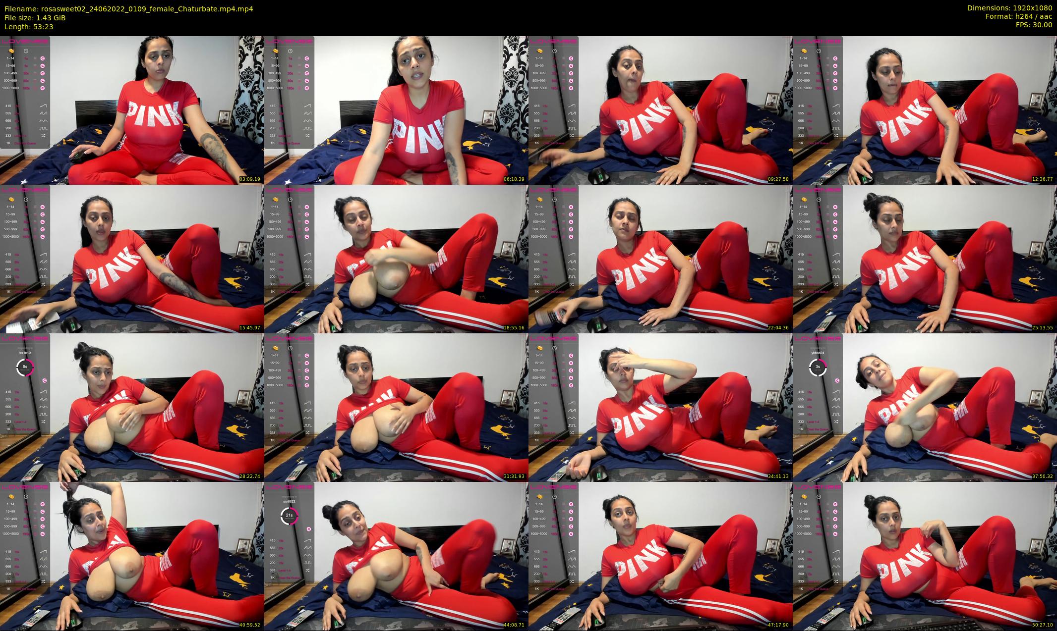 rosasweet02 — 54 minute Chaturbate female cam show recording, 1080p, Jun 24, 2022