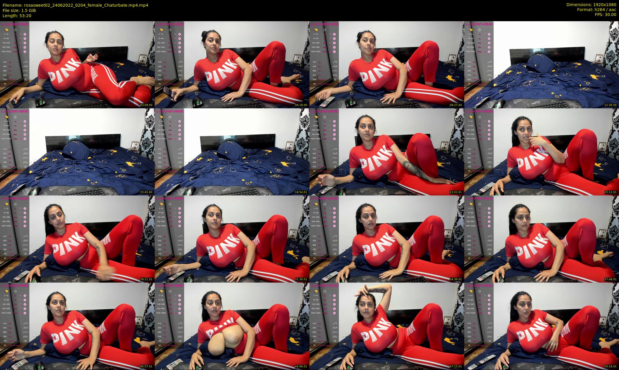 rosasweet02 — 54 minute Chaturbate female cam show recording, 1080p, Jun 24, 2022