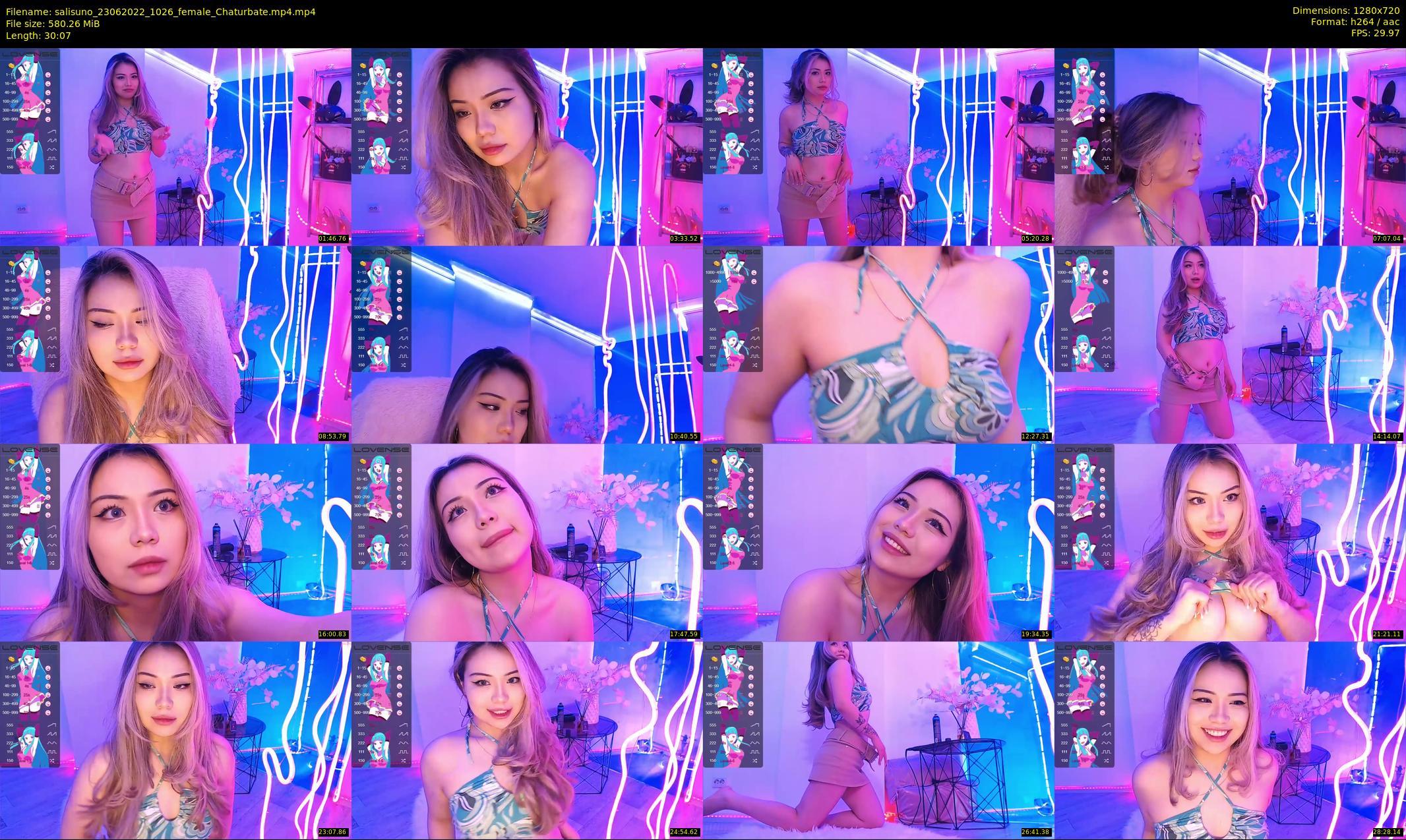 salisuno — 31 minute Chaturbate female cam show recording, 720p, Jun 23, 2022