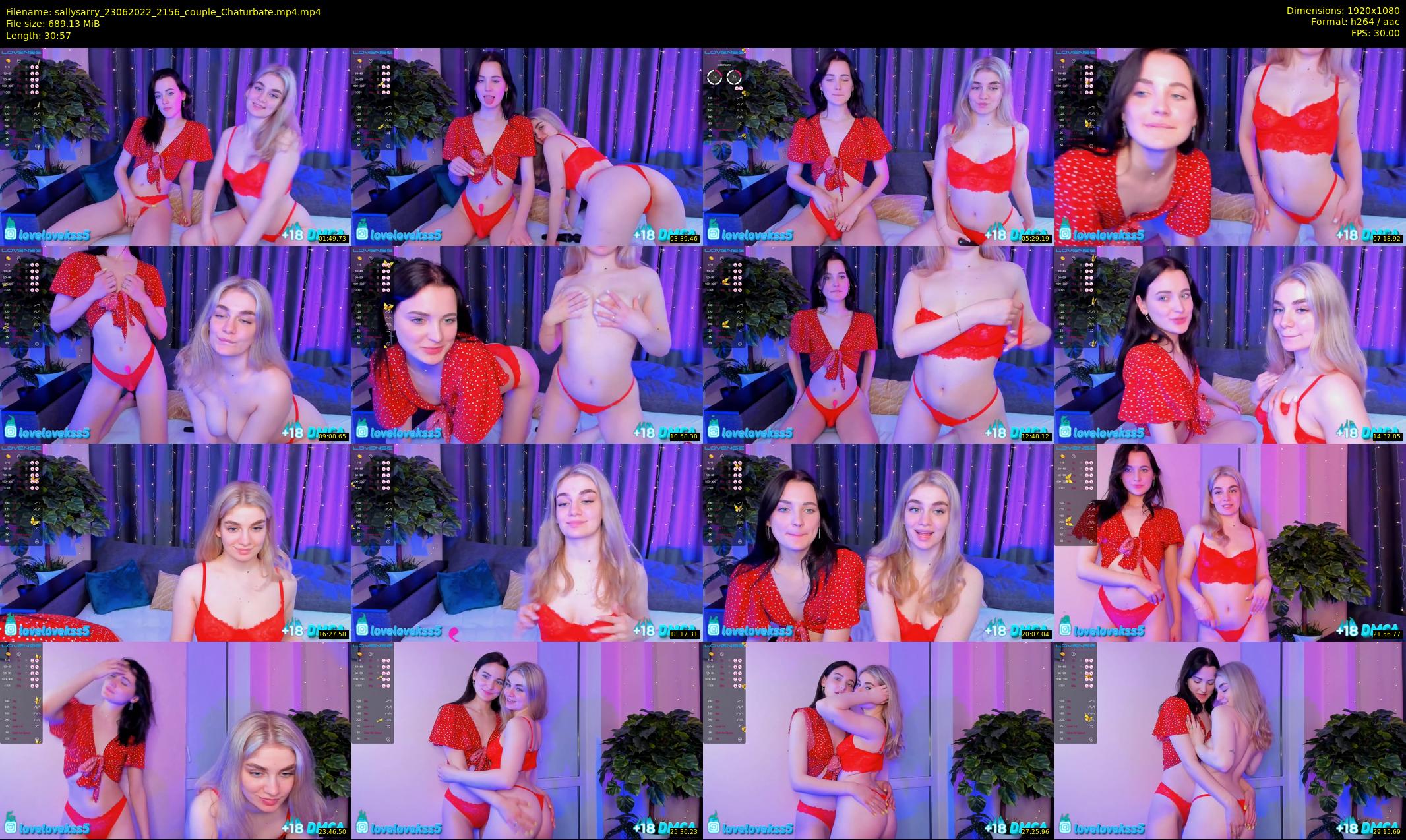 sallysarry — 31 minute Chaturbate couple cam show recording, 1080p, Jun 23, 2022