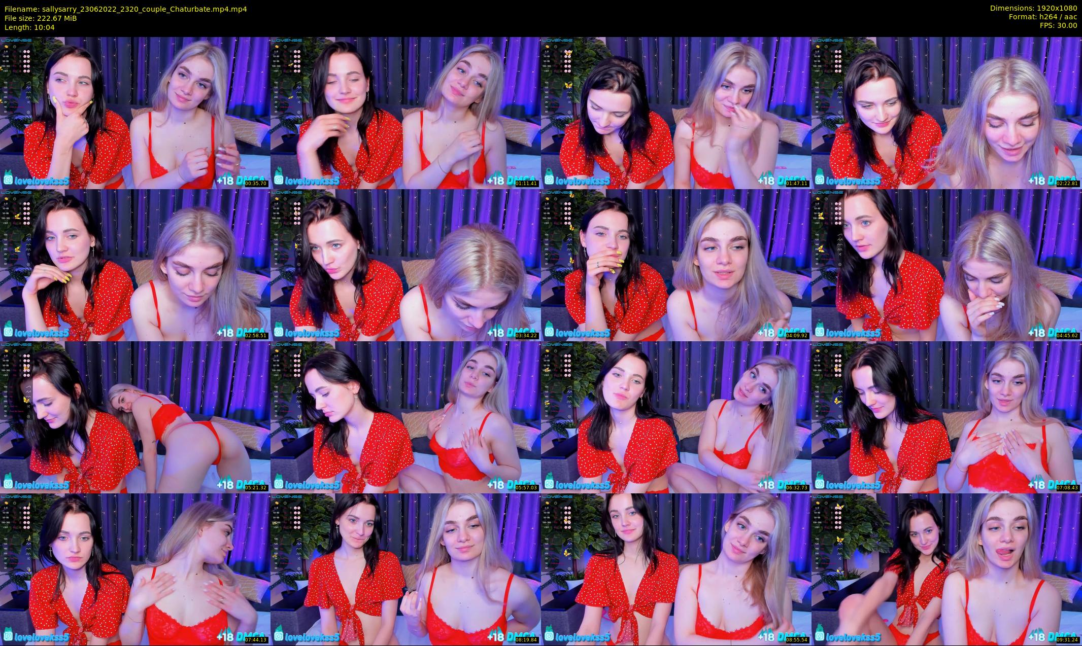 sallysarry — 11 minute Chaturbate couple cam show recording, 1080p, Jun 23, 2022