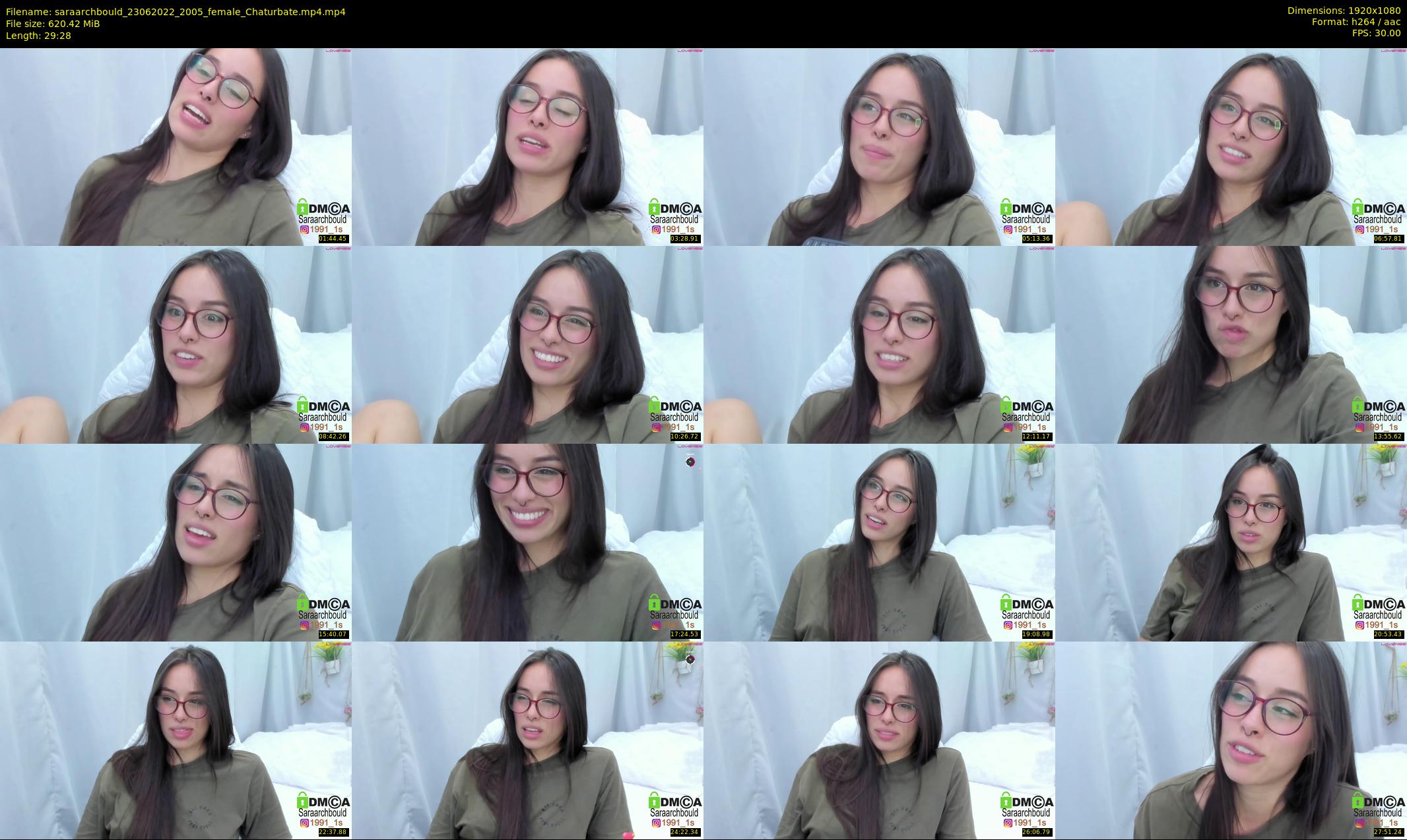 saraarchbould — 30 minute Chaturbate female cam show recording, 1080p, Jun 23, 2022