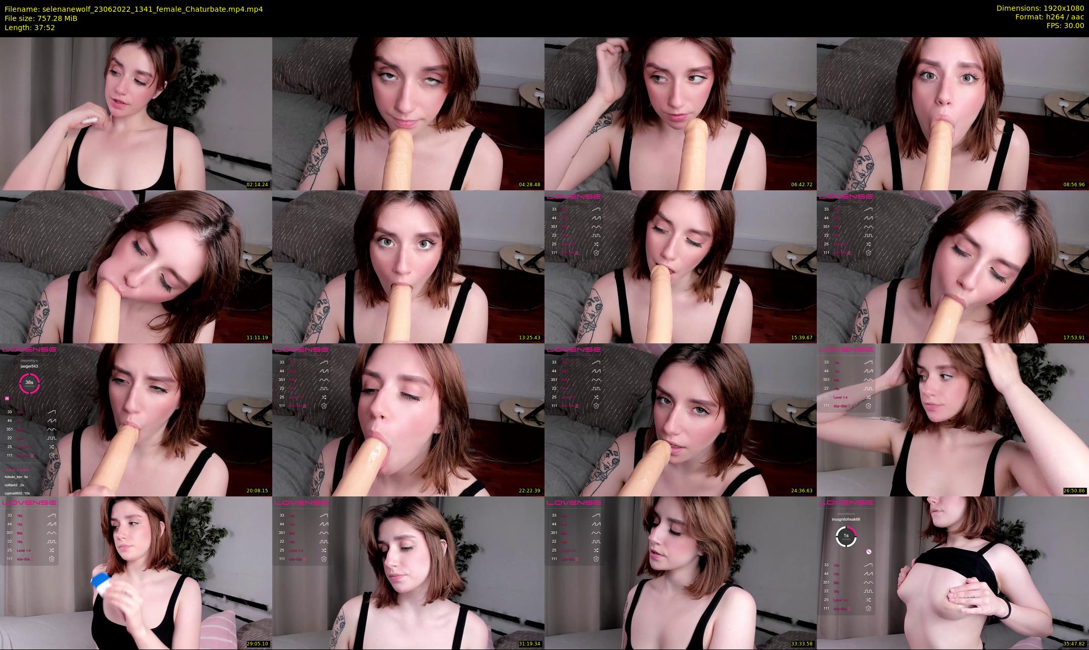 selenanewolf — 38 minute Chaturbate couple cam show recording, 1080p, Jun 23, 2022
