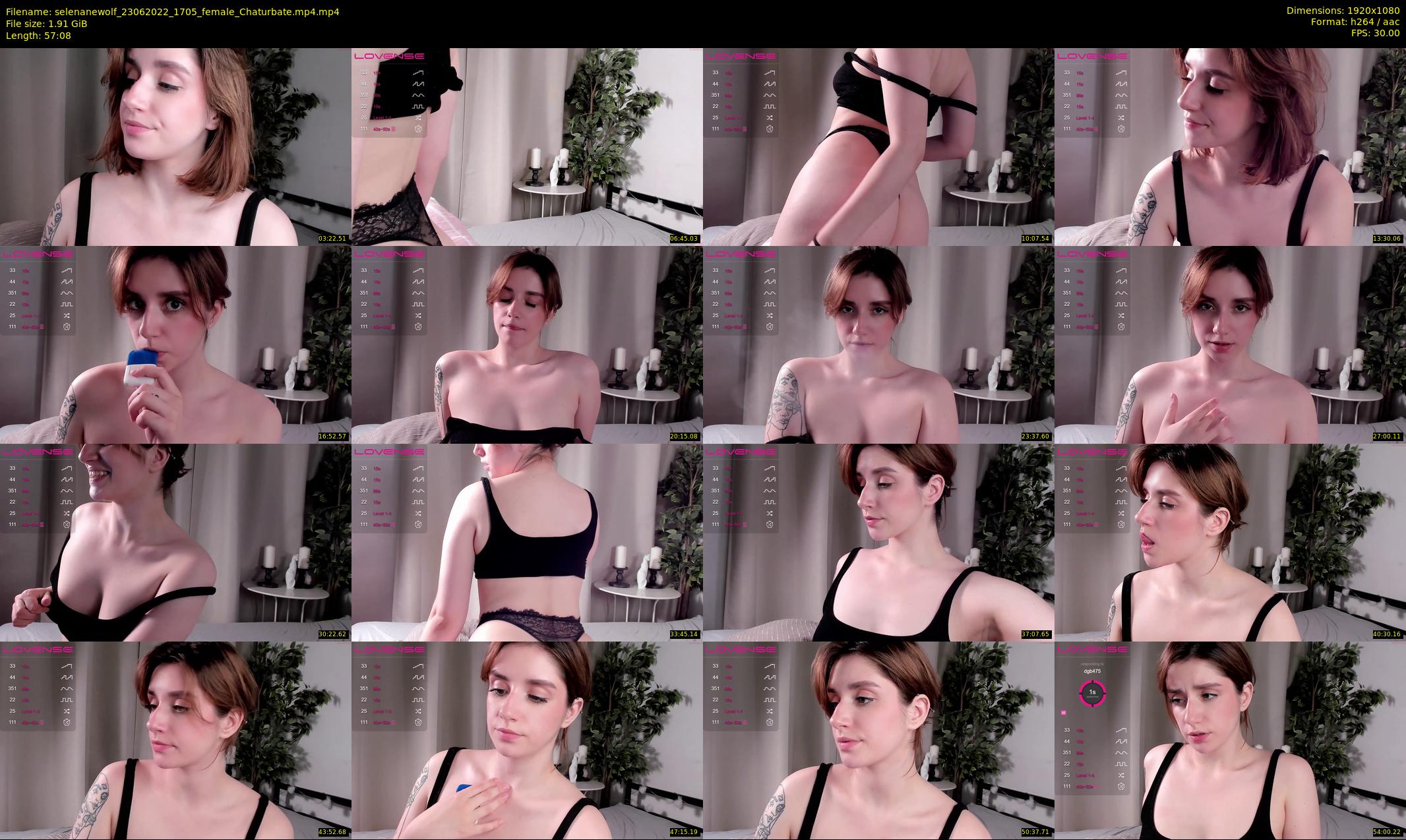 selenanewolf — 58 minute Chaturbate couple cam show recording, 1080p, Jun 23, 2022