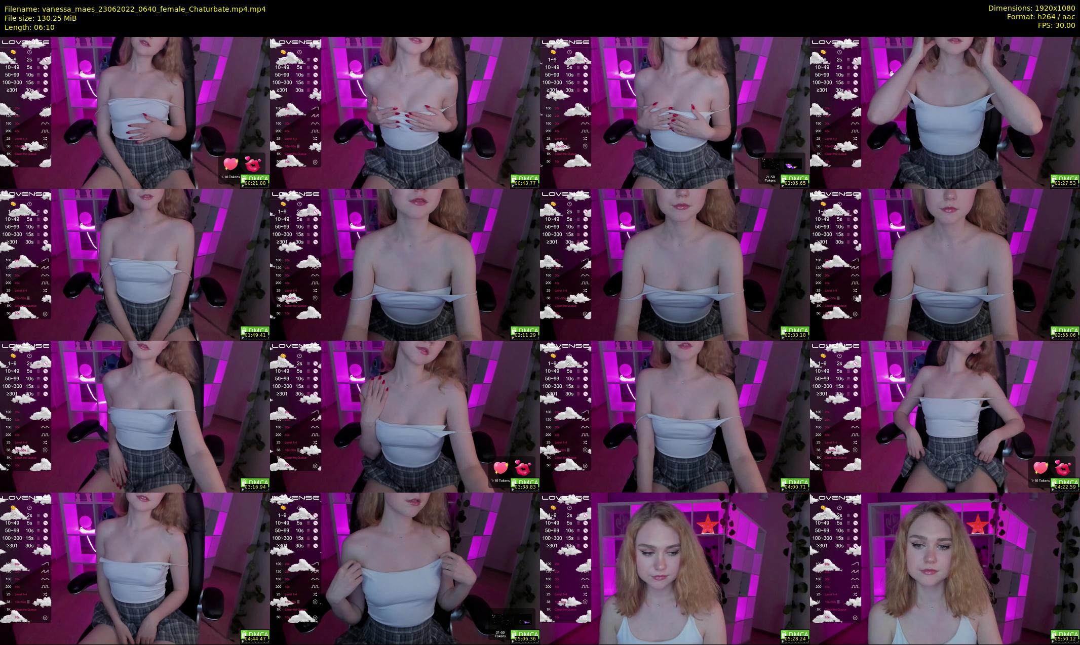 vanessa_maes — 7 minute Chaturbate female cam show recording, 1080p, Jun 23, 2022