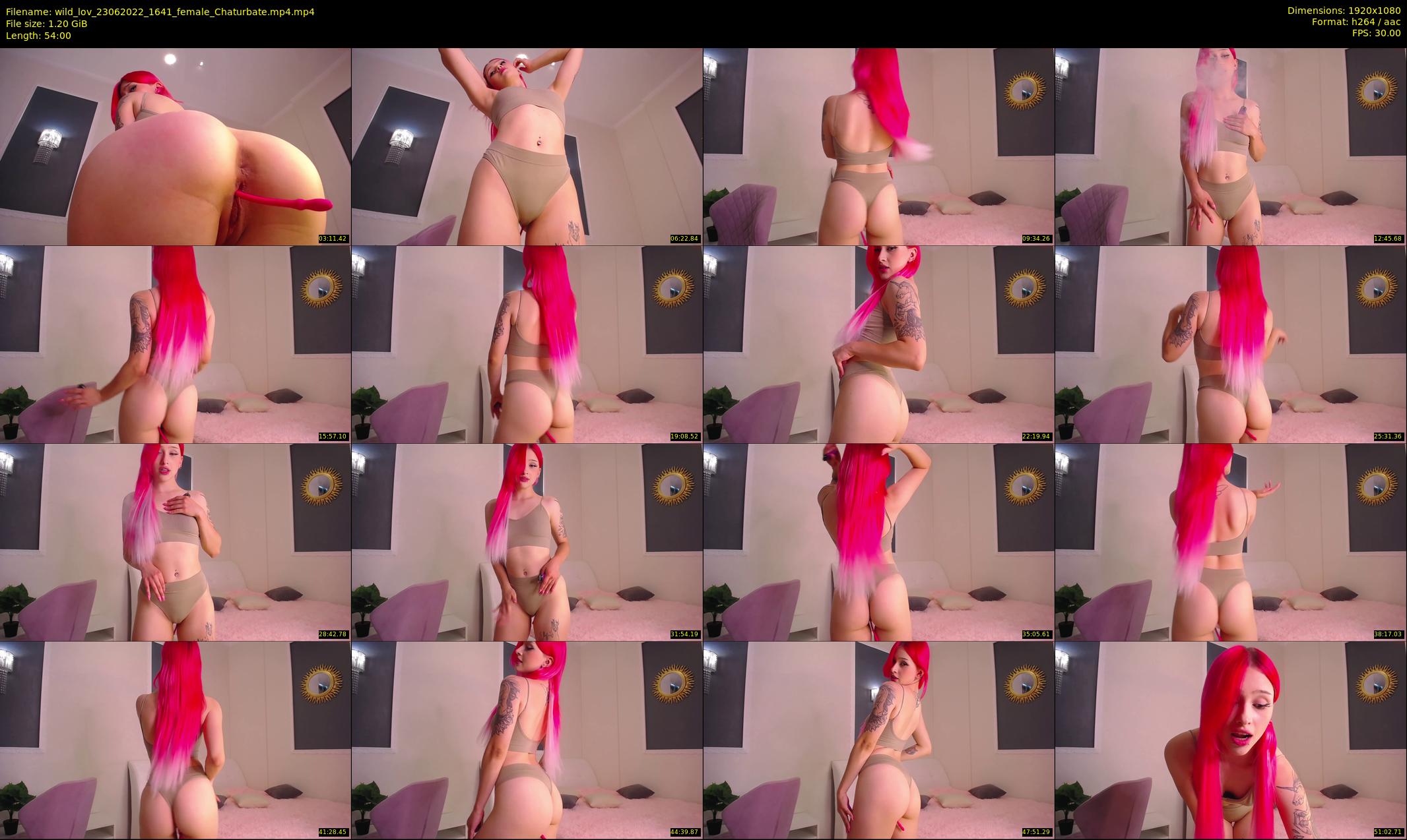 wild_lov — 54 minute Chaturbate female cam show recording, 1080p, Jun 23, 2022