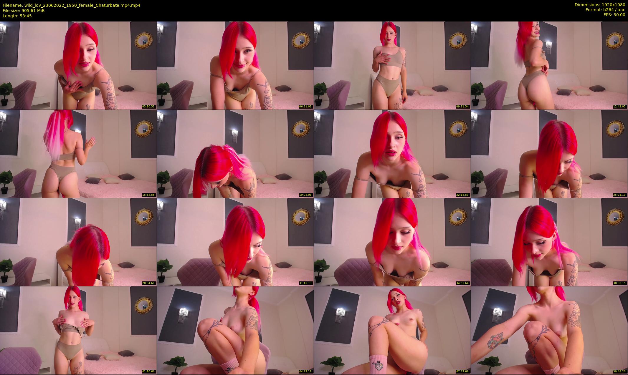 wild_lov — 54 minute Chaturbate female cam show recording, 1080p, Jun 23, 2022