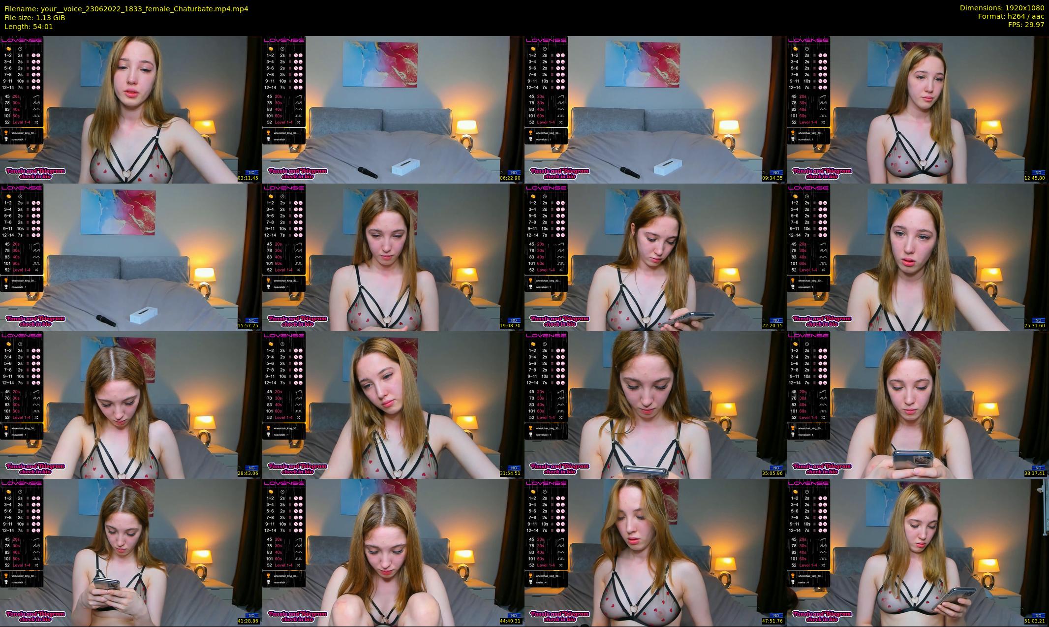 your__voice — 55 minute Chaturbate female cam show recording, 1080p, Jun 23, 2022