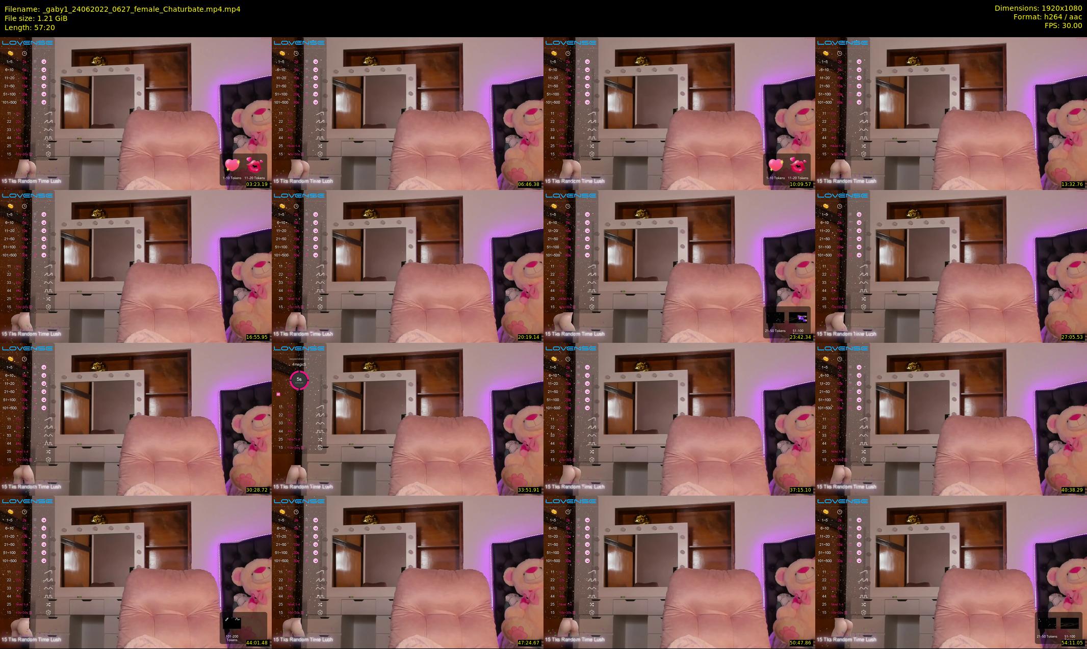 _gaby1 — 58 minute Chaturbate female cam show recording, 1080p, Jun 24, 2022