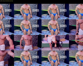 adam_muscle_ — 67 minute Chaturbate male cam show recording, 1080p, Jun 24, 2022