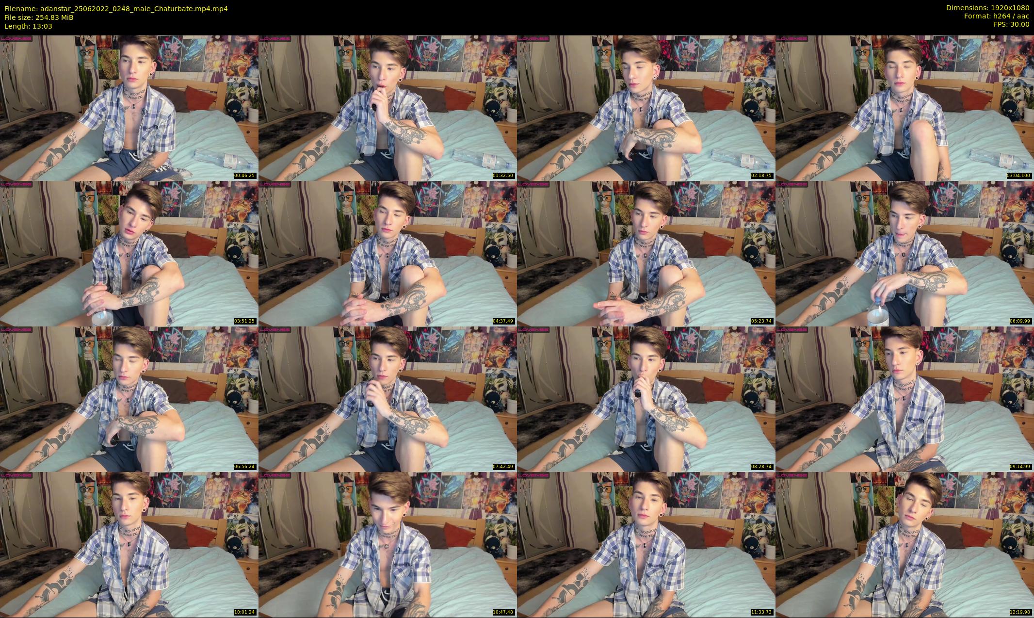 adanstar — 14 minute Chaturbate male cam show recording, 1080p, Jun 25, 2022