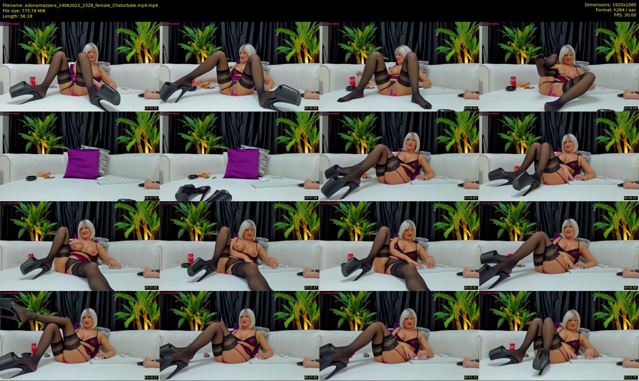 adonamazzara — 57 minute Chaturbate female cam show recording, 1080p, Jun 24, 2022