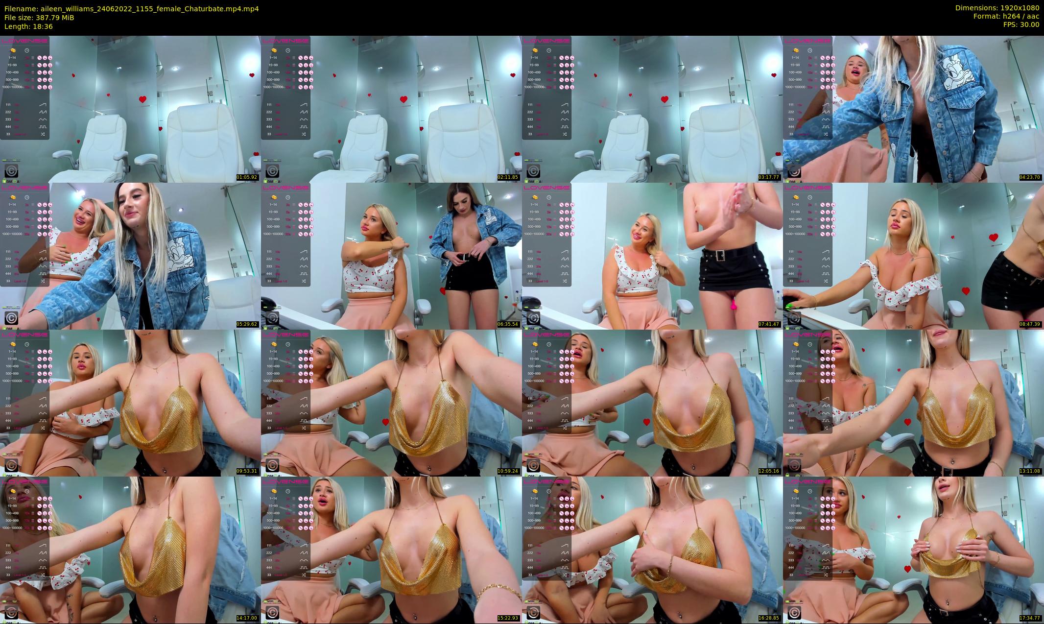 aileen_williams — 19 minute Chaturbate female cam show recording, 1080p, Jun 24, 2022