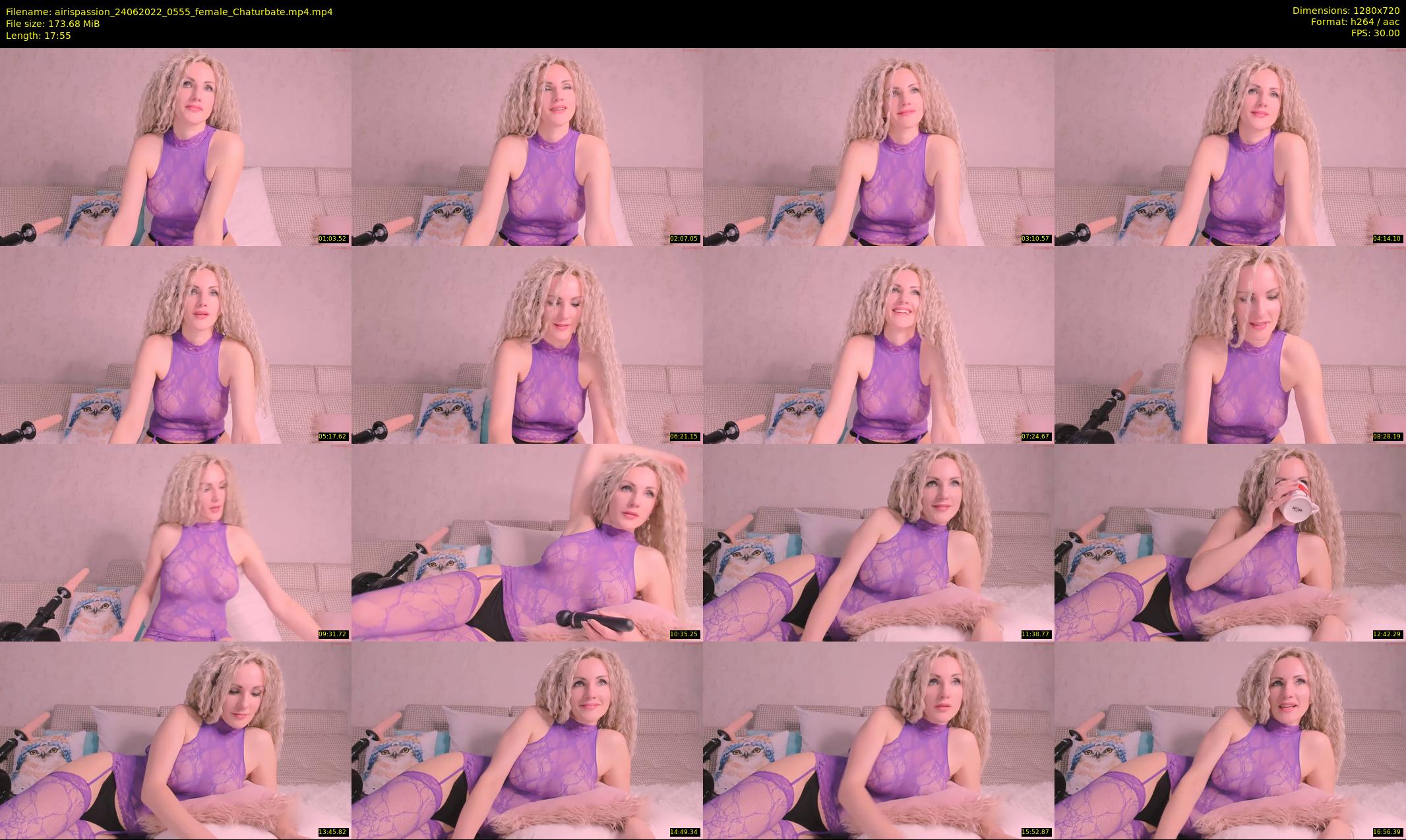 airispassion — 18 minute Chaturbate female cam show recording, 720p, Jun 24, 2022