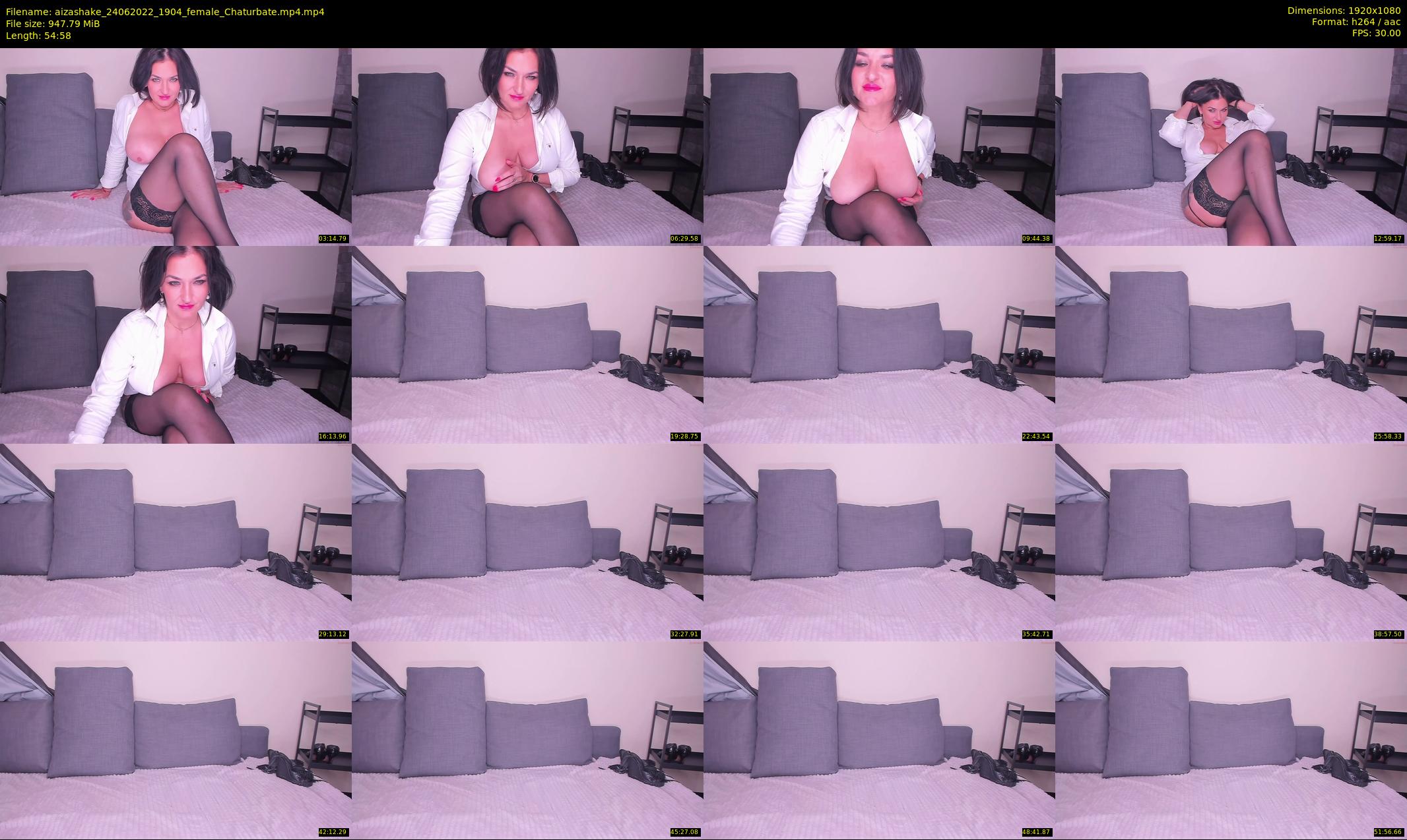 aizashake — 55 minute Chaturbate female cam show recording, 1080p, Jun 24, 2022