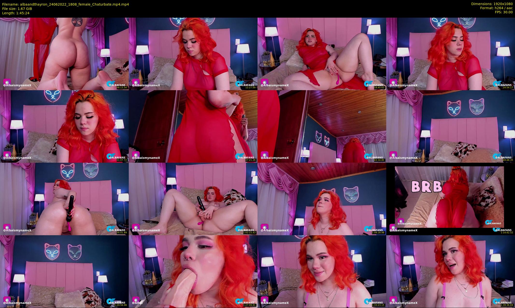 albaandthayron — 106 minute Chaturbate couple cam show recording, 1080p, Jun 24, 2022