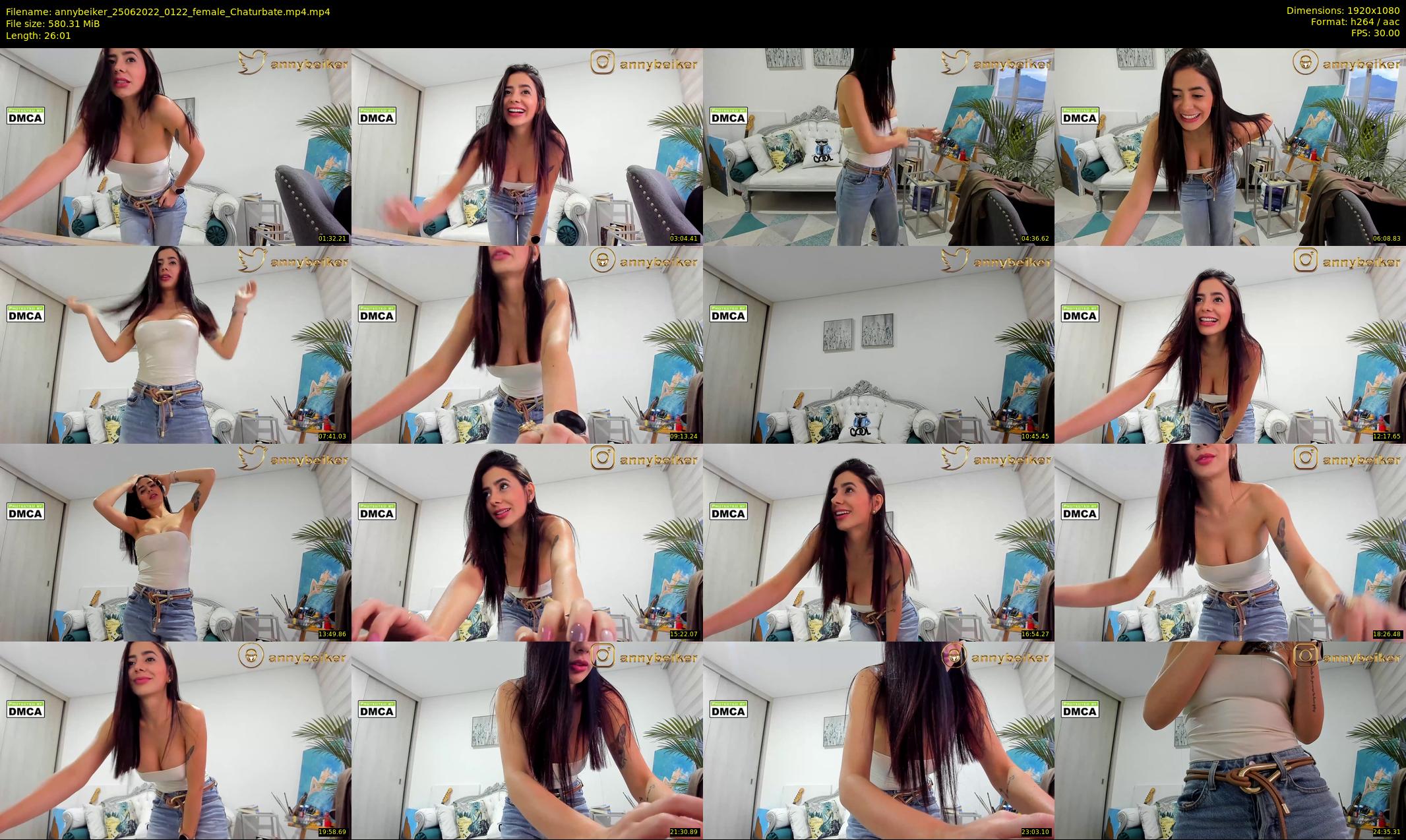 annybeiker — 27 minute Chaturbate female cam show recording, 1080p, Jun 25, 2022