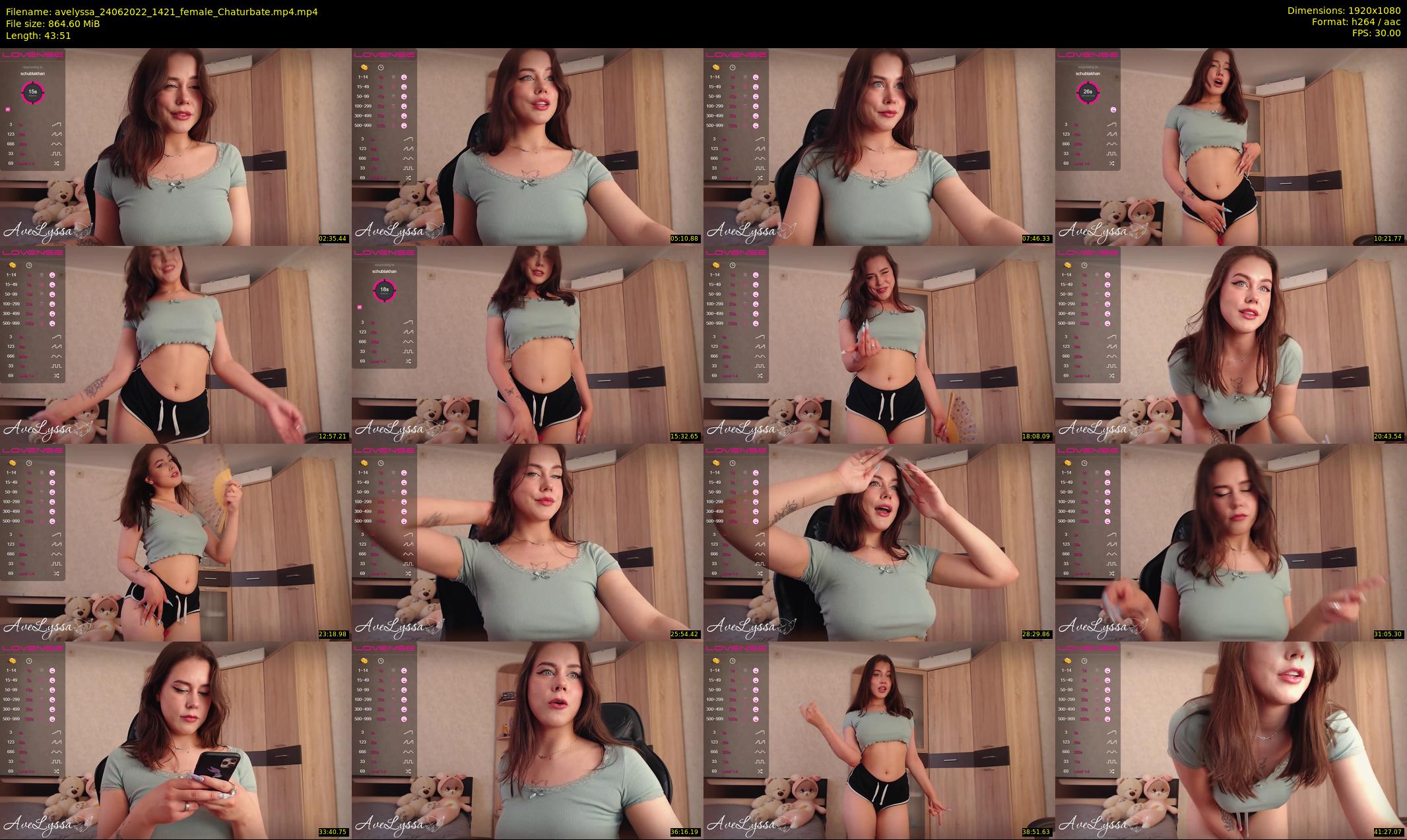 avelyssa — 44 minute Chaturbate female cam show recording, 1080p, Jun 24, 2022
