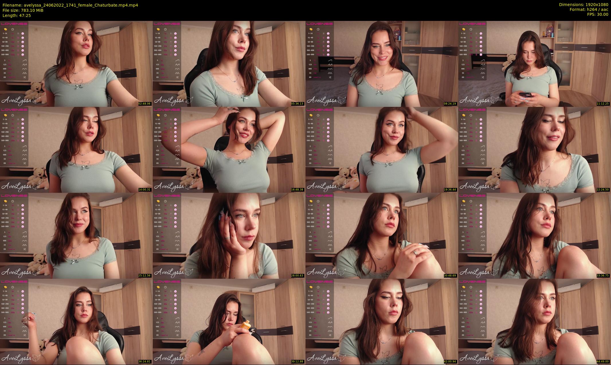 avelyssa — 48 minute Chaturbate female cam show recording, 1080p, Jun 24, 2022