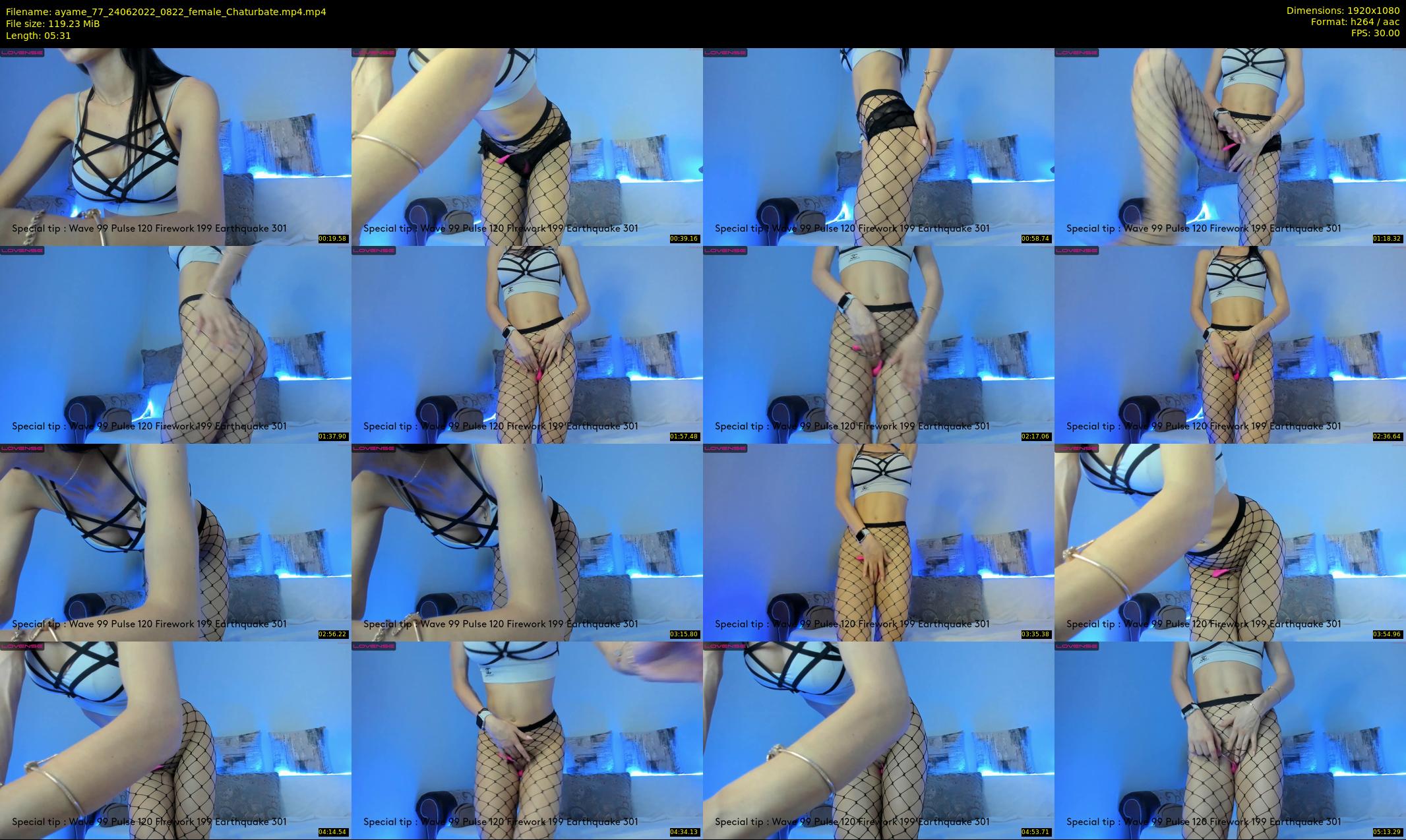 ayame_77 — 6 minute Chaturbate female cam show recording, 1080p, Jun 24, 2022