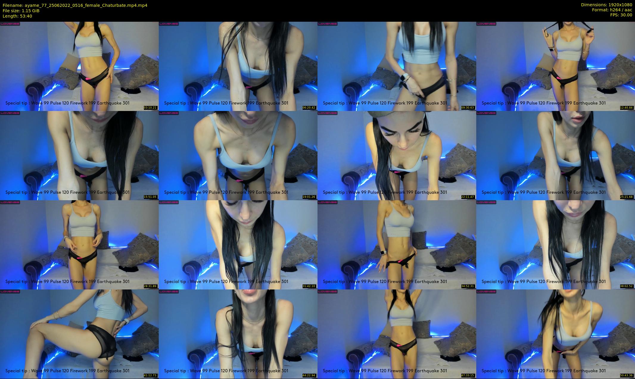 ayame_77 — 54 minute Chaturbate female cam show recording, 1080p, Jun 25, 2022