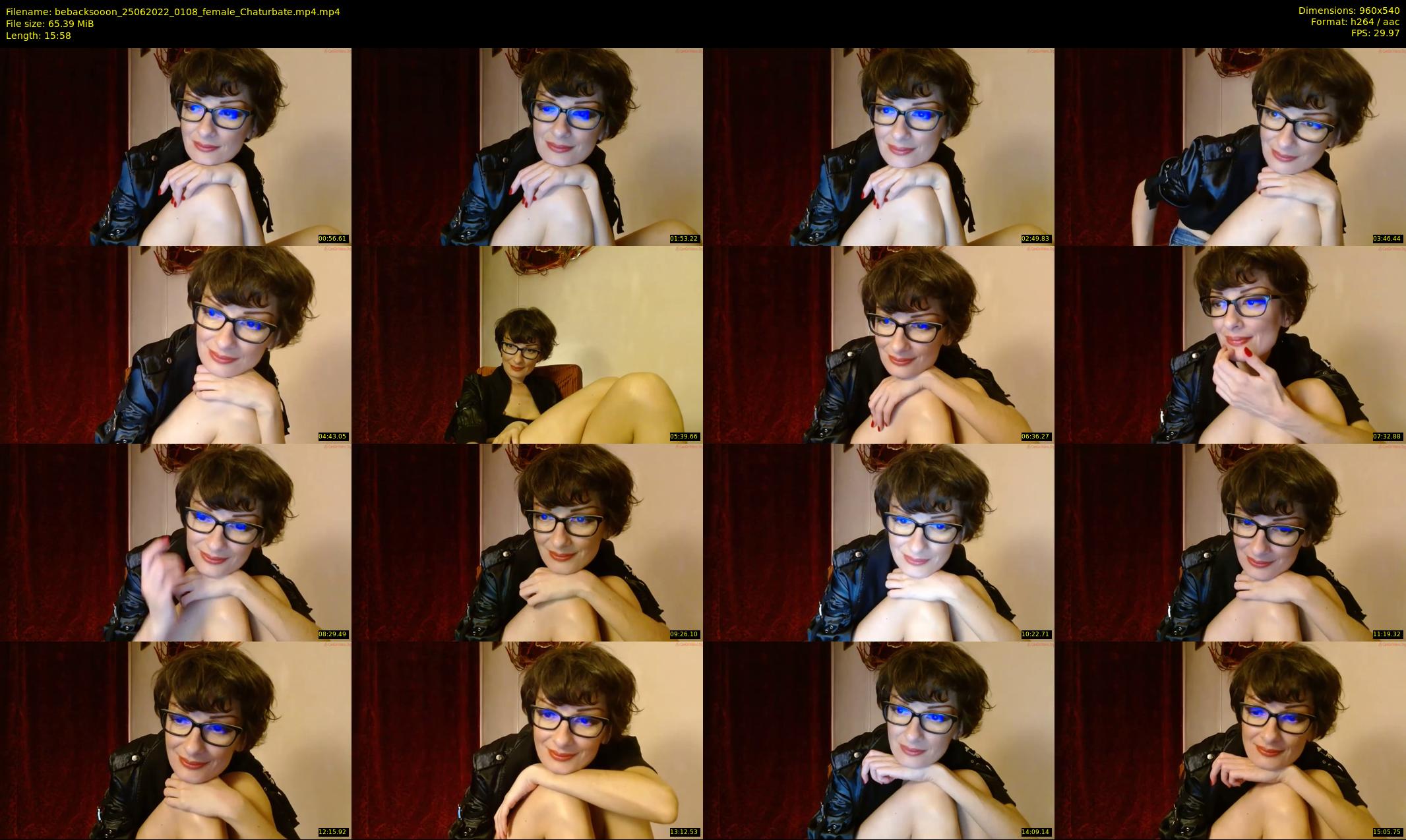bebacksooon — 16 minute Chaturbate female cam show recording, 480p, Jun 25, 2022