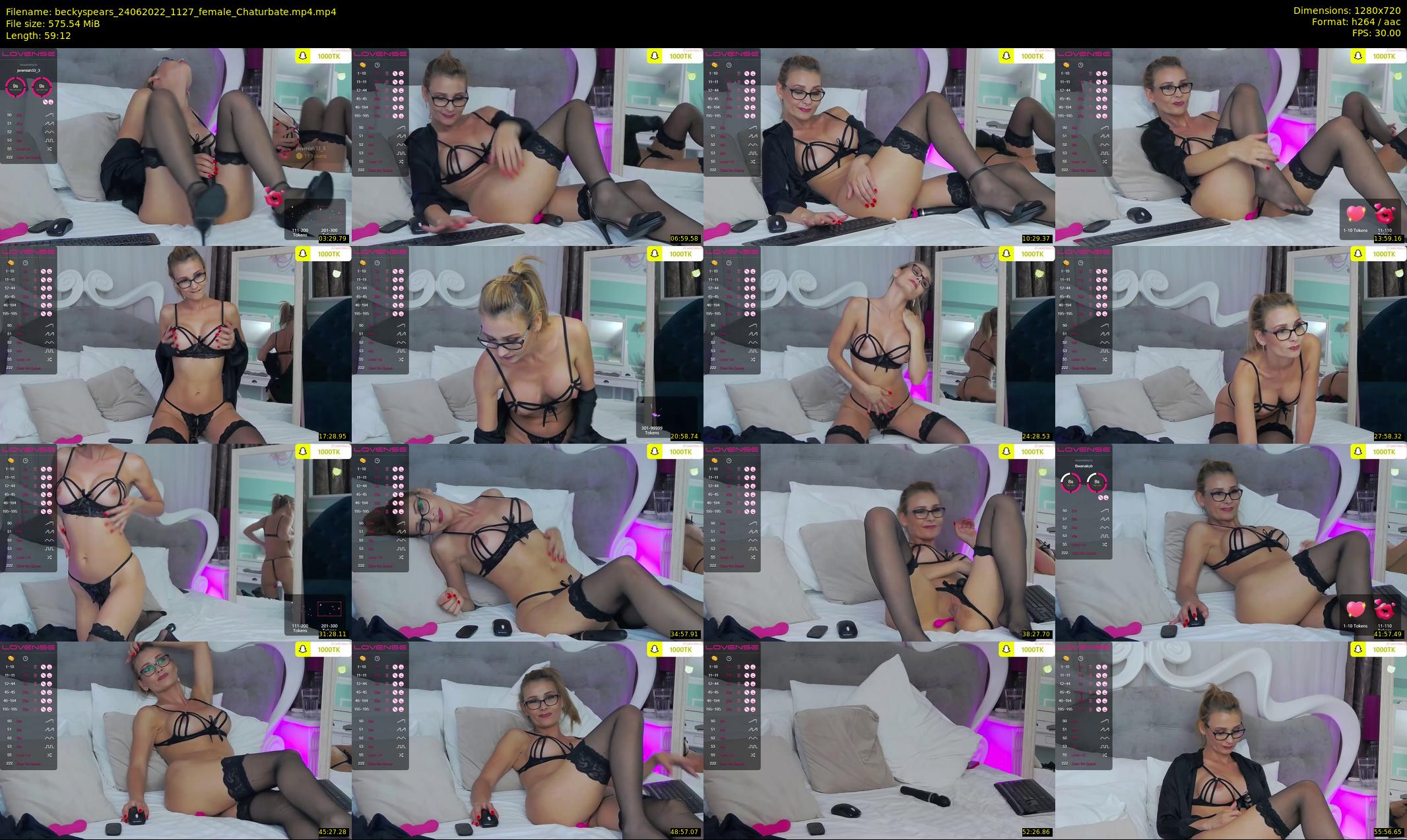 beckyspears — 60 minute Chaturbate female cam show recording, 720p, Jun 24, 2022