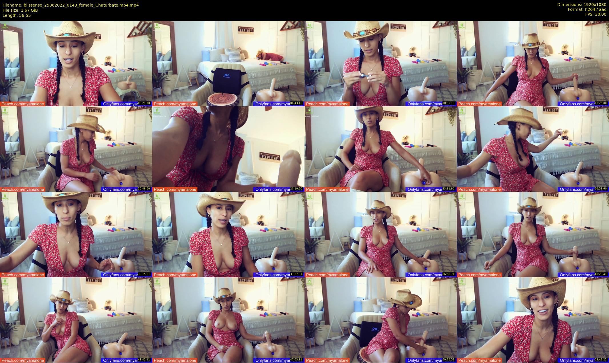 blissense — 57 minute Chaturbate female cam show recording, 1080p, Jun 25, 2022
