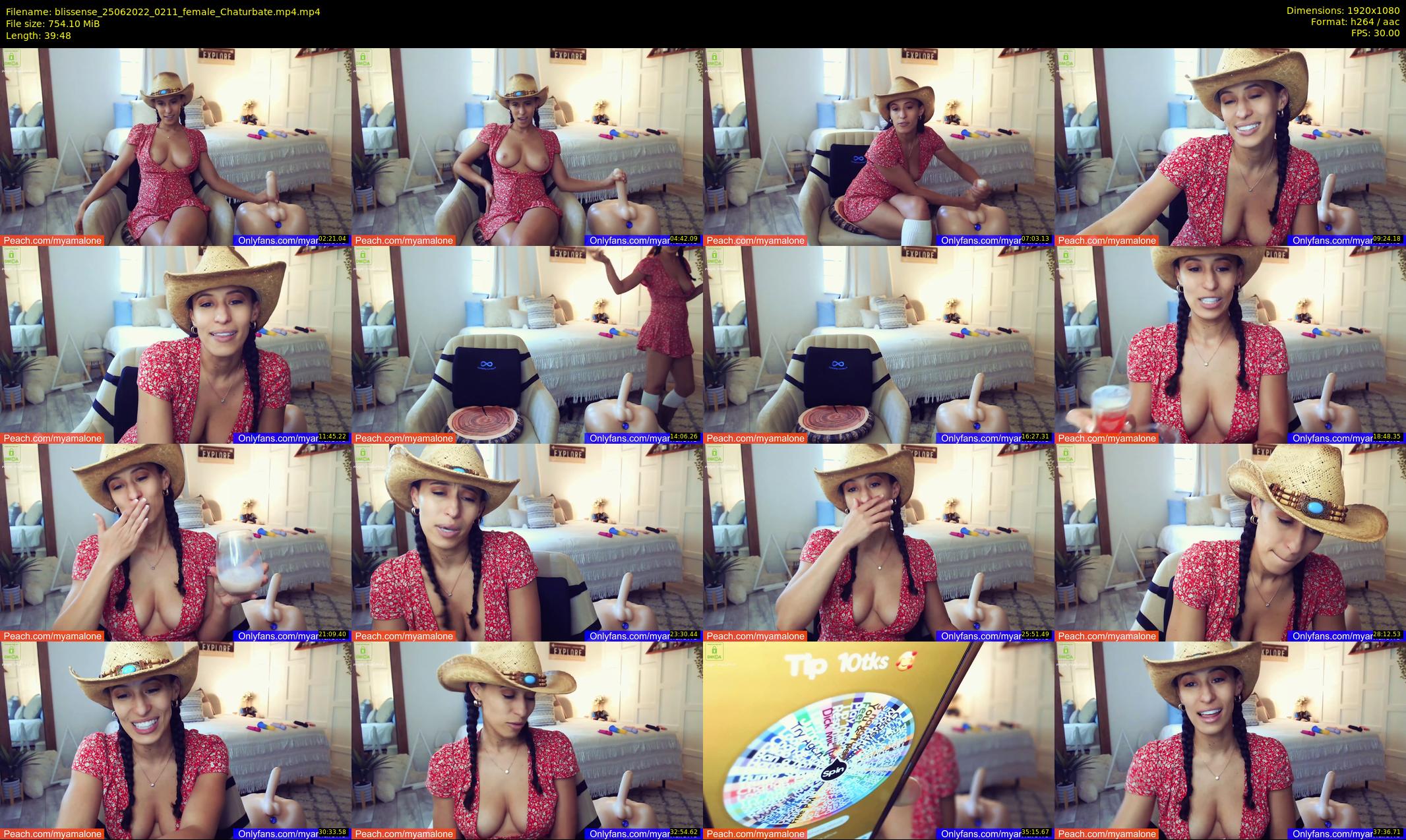 blissense — 40 minute Chaturbate female cam show recording, 1080p, Jun 25, 2022