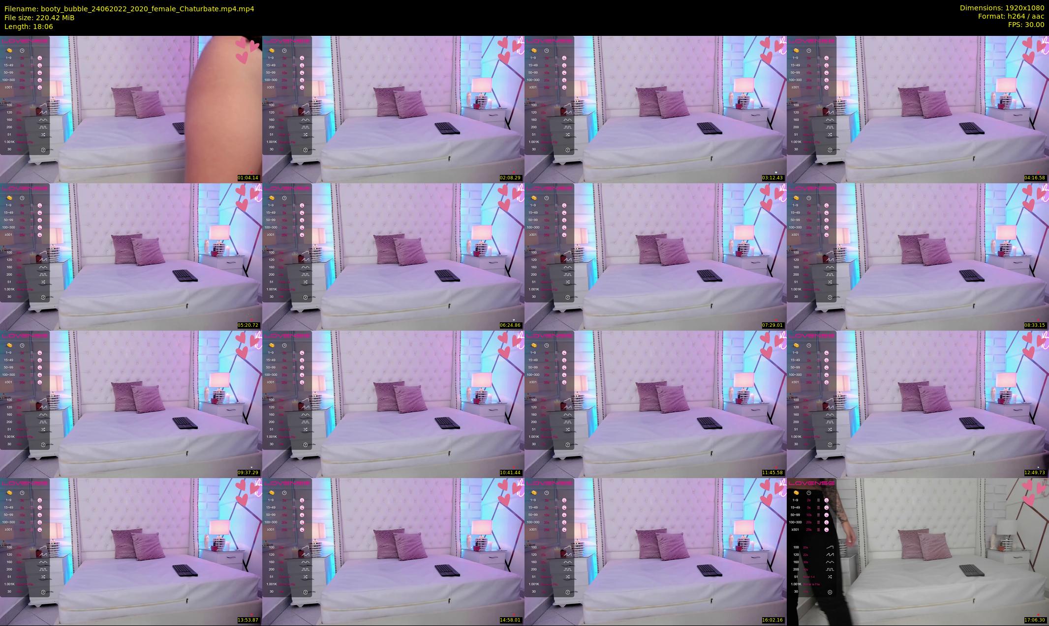 booty_bubble — 19 minute Chaturbate female cam show recording, 1080p, Jun 24, 2022