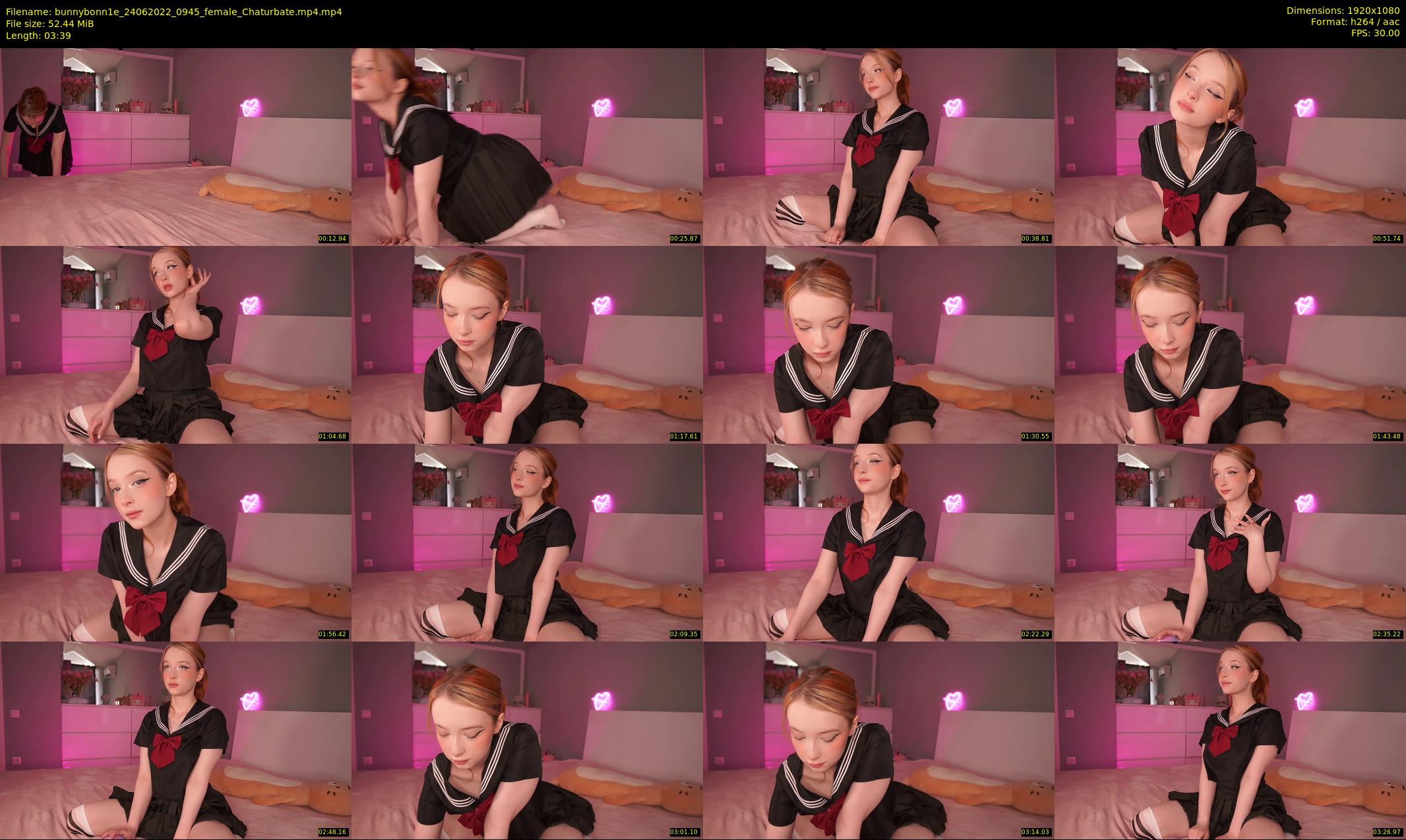 bunnybonn1e — 4 minute Chaturbate female cam show recording, 1080p, Jun 24, 2022