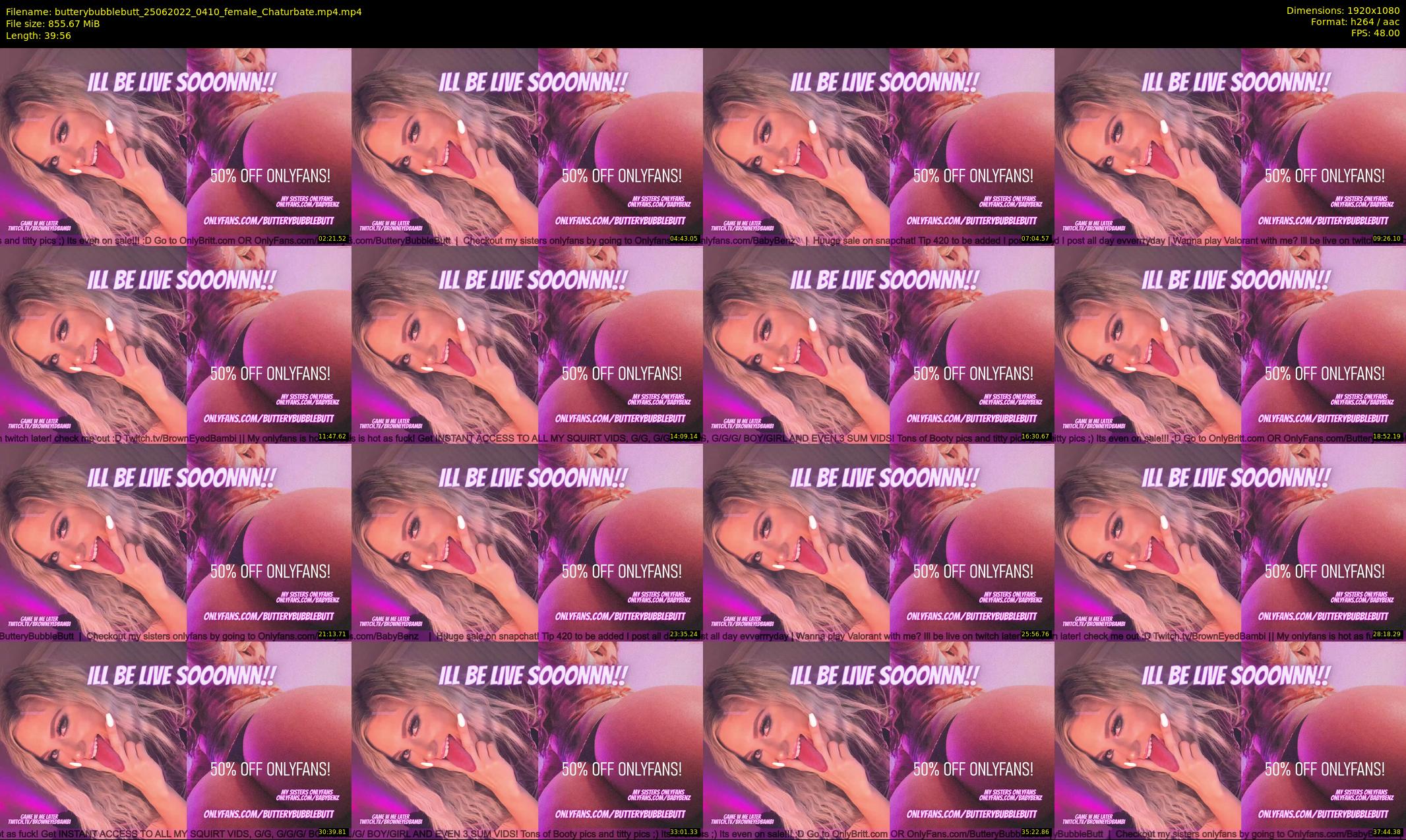 butterybubblebutt — 40 minute Chaturbate couple cam show recording, 1080p, Jun 25, 2022