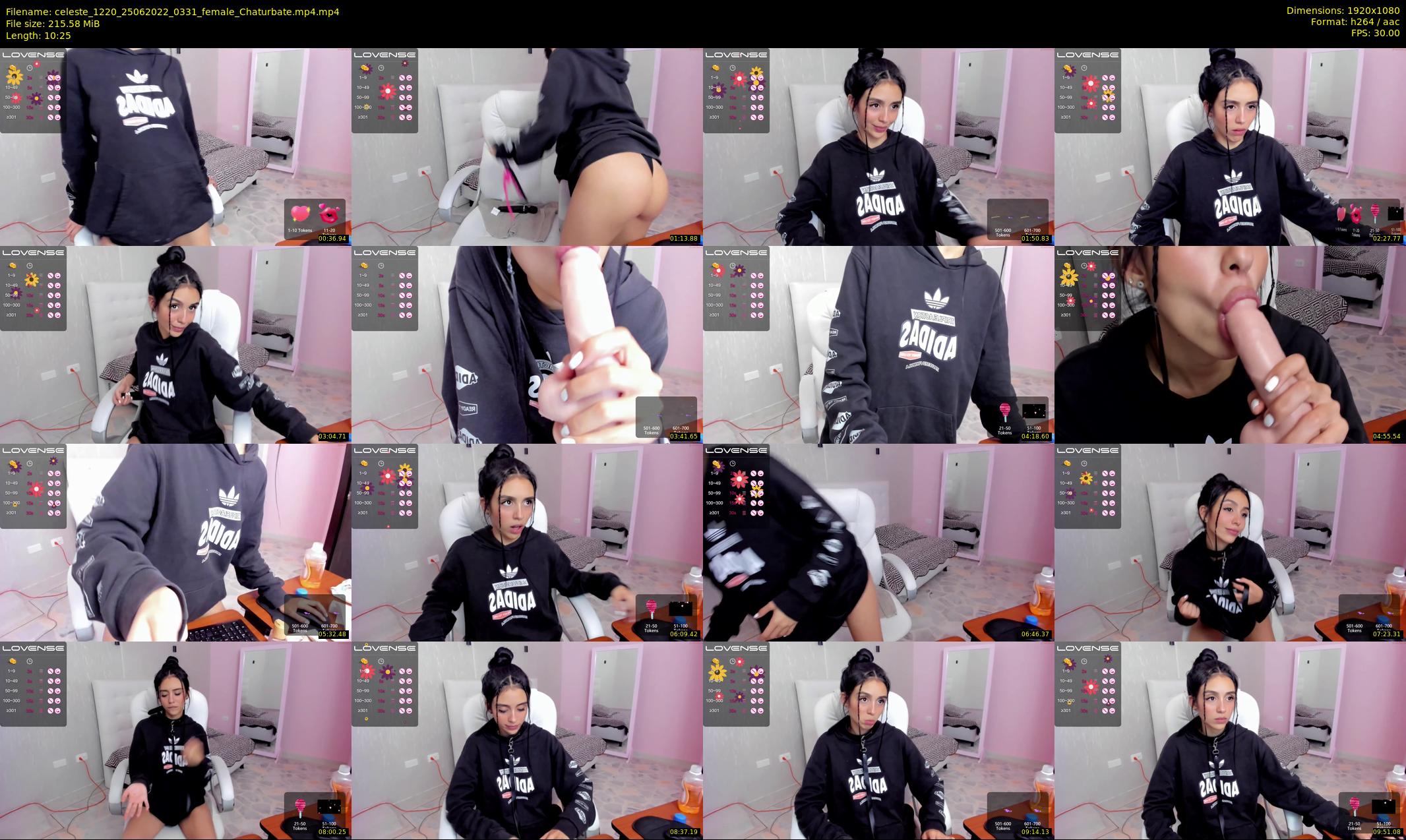 celeste_1220 — 11 minute Chaturbate female cam show recording, 1080p, Jun 25, 2022