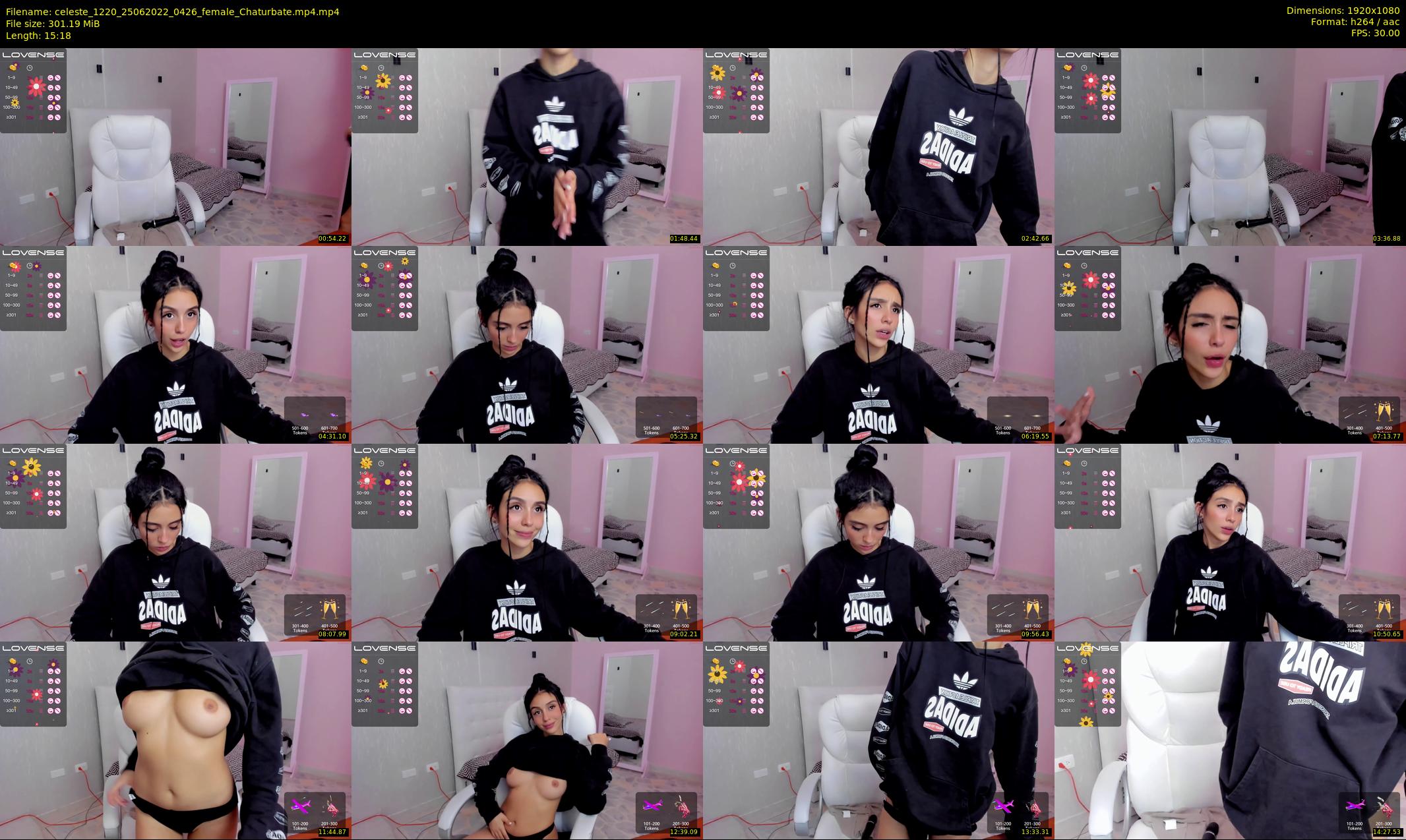 celeste_1220 — 16 minute Chaturbate female cam show recording, 1080p, Jun 25, 2022