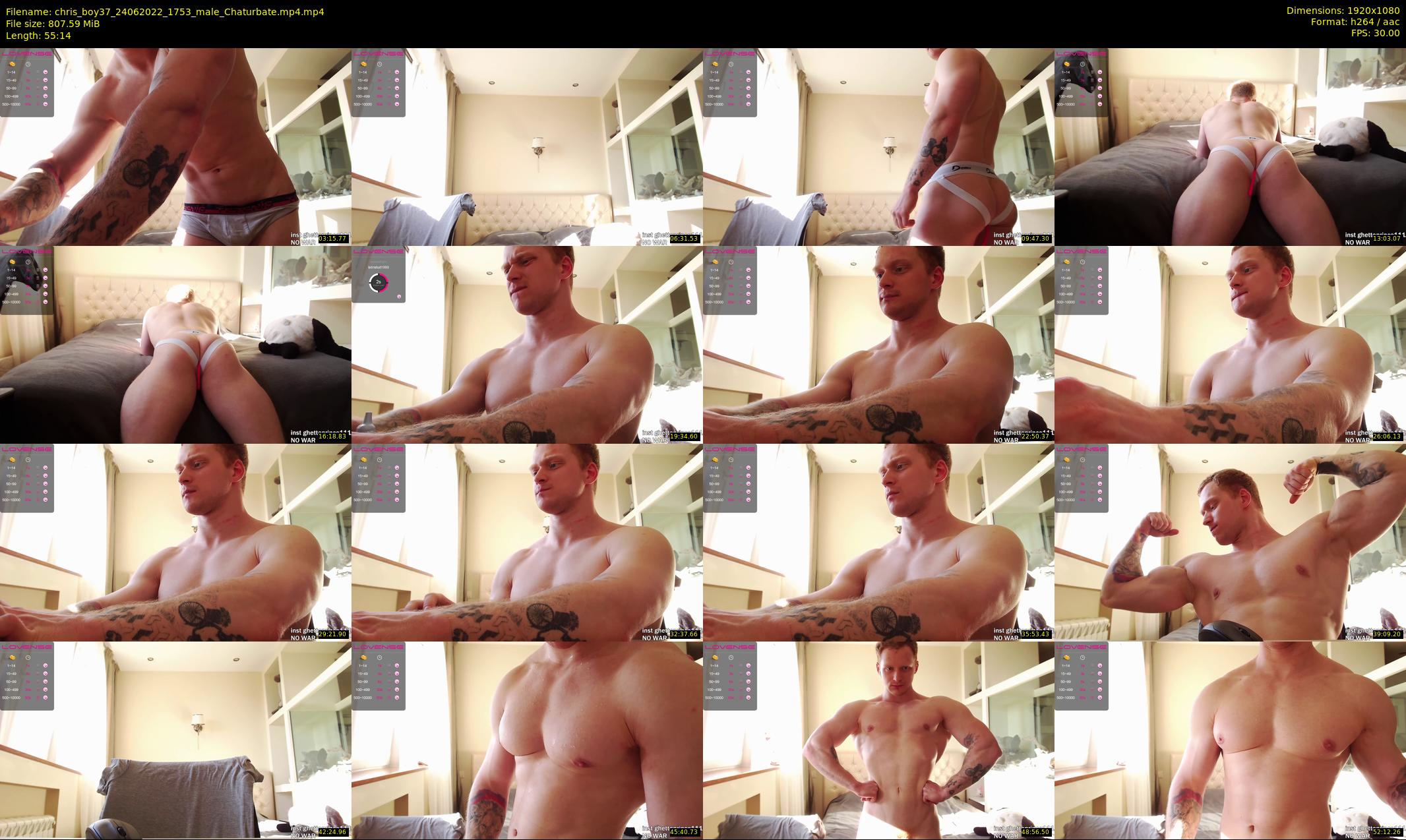 chris_boy37 — 56 minute Chaturbate male cam show recording, 1080p, Jun 24, 2022