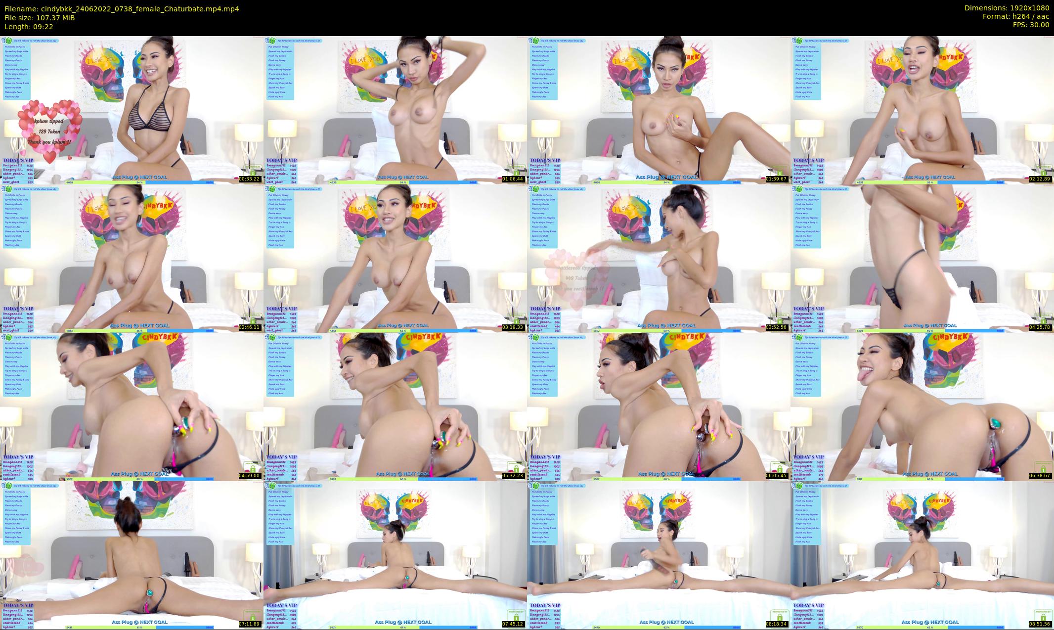 cindybkk — 10 minute Chaturbate female cam show recording, 1080p, Jun 24, 2022