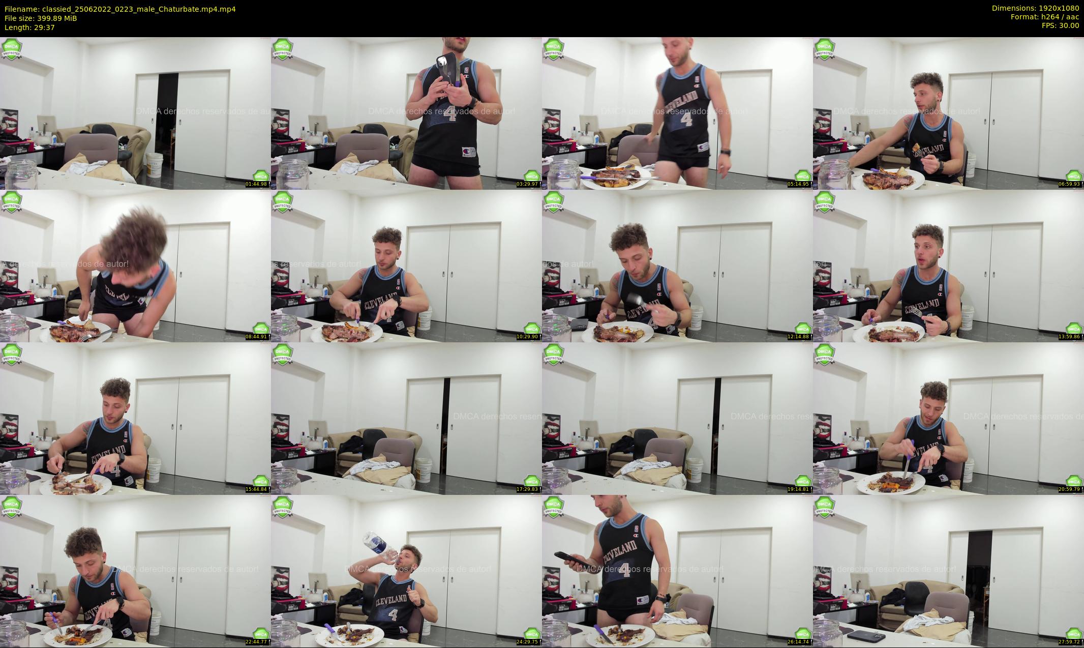 classied — 30 minute Chaturbate male cam show recording, 1080p, Jun 25, 2022